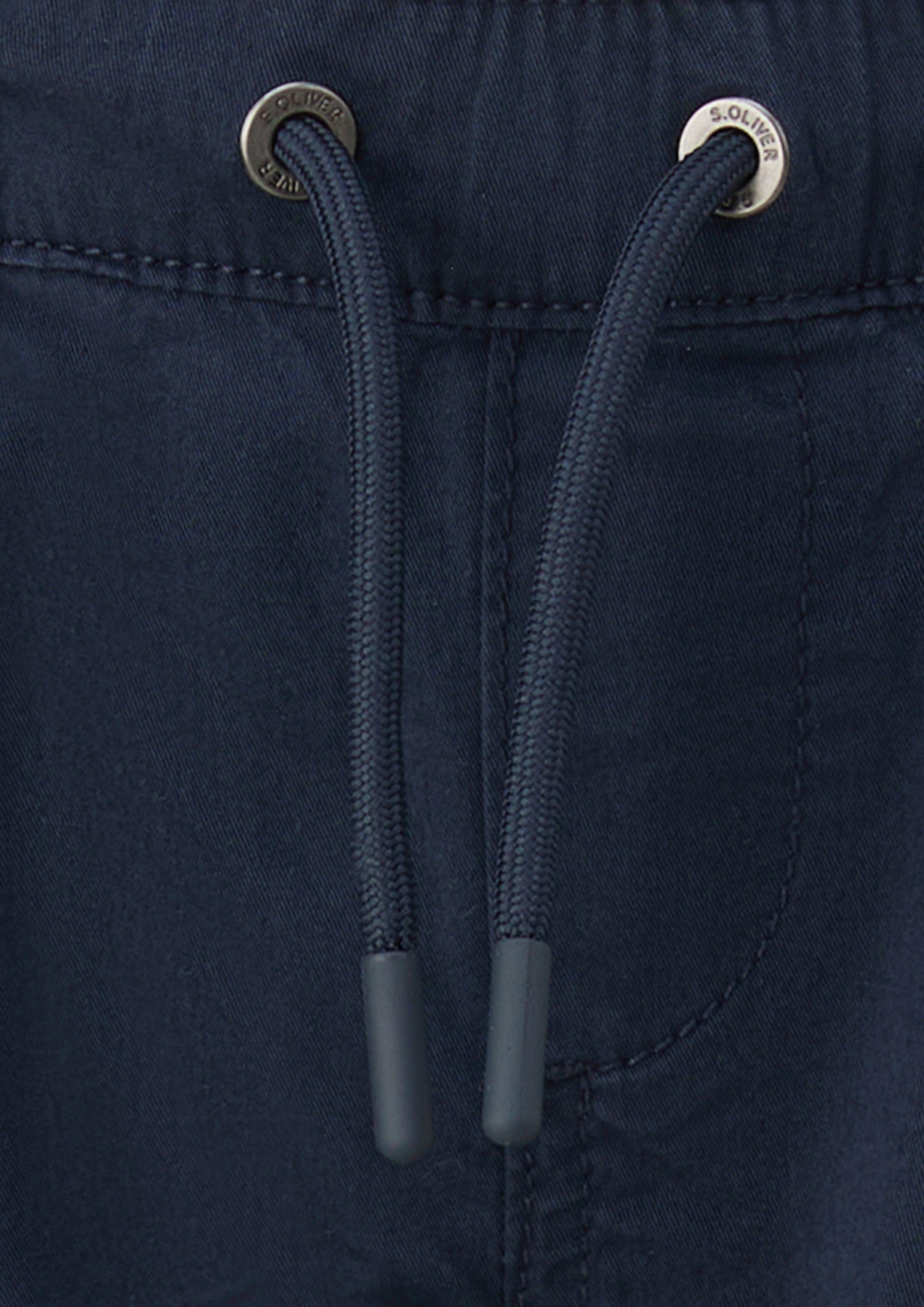 Kinder Gefütterte Jogg-Style Pelle / Regular Fit / Mid Rise / Straight Leg in blau von s.Oliver