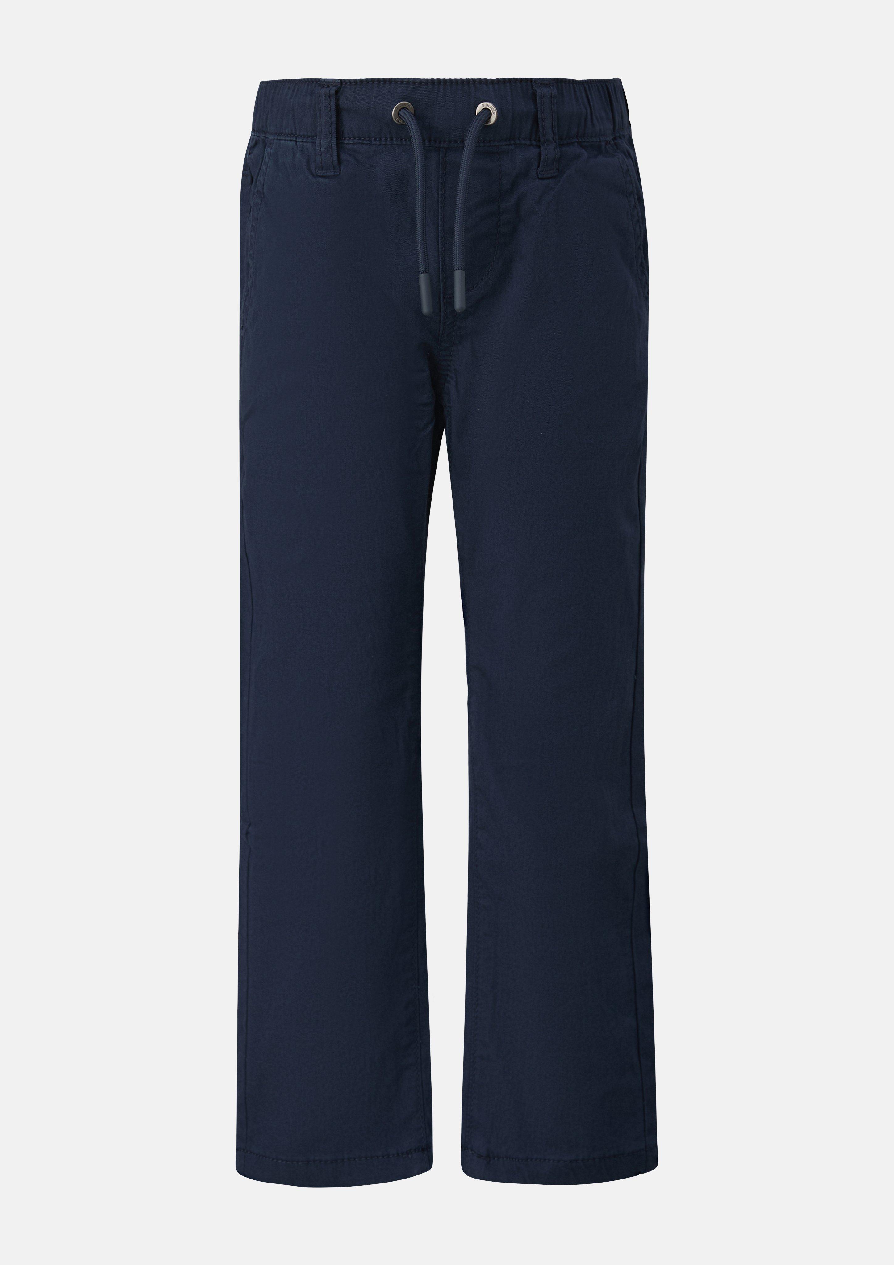 Gefütterte Jogg-Style Pelle / Regular Fit / Mid Rise / Straight Leg in Farbe navy von s.Oliver