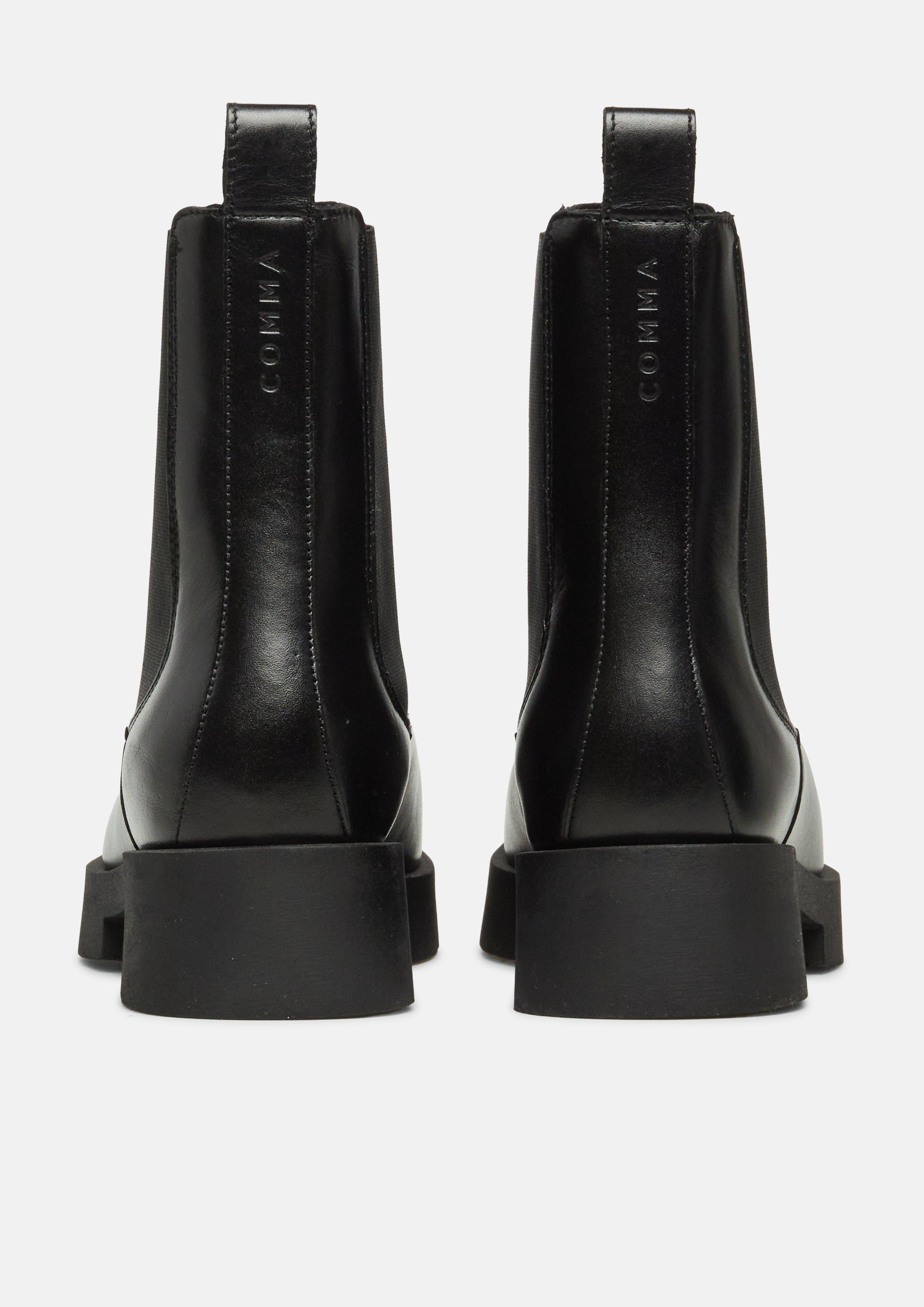 Femmes Bottes en noir de comma