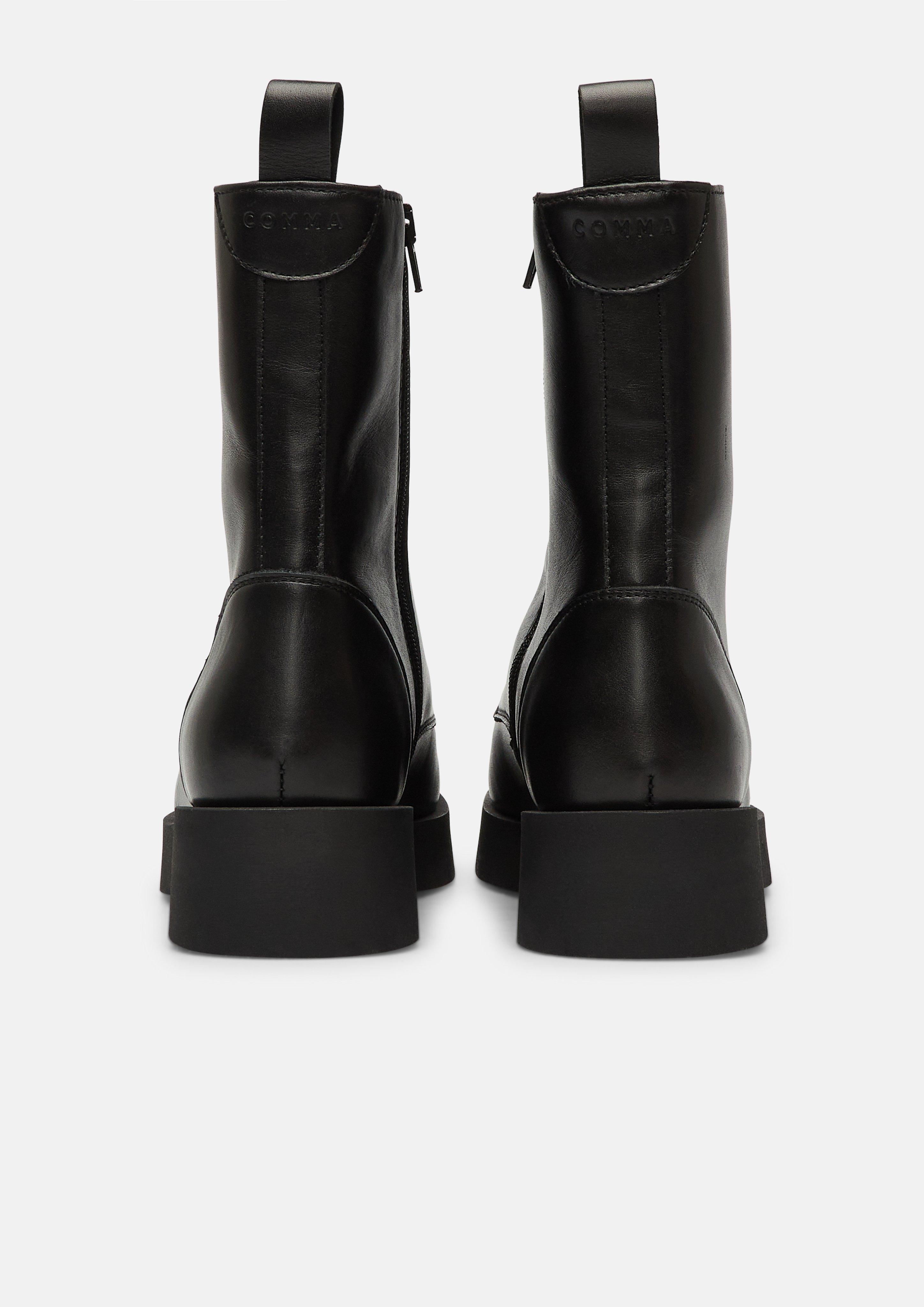 Femmes Bottes en noir de comma