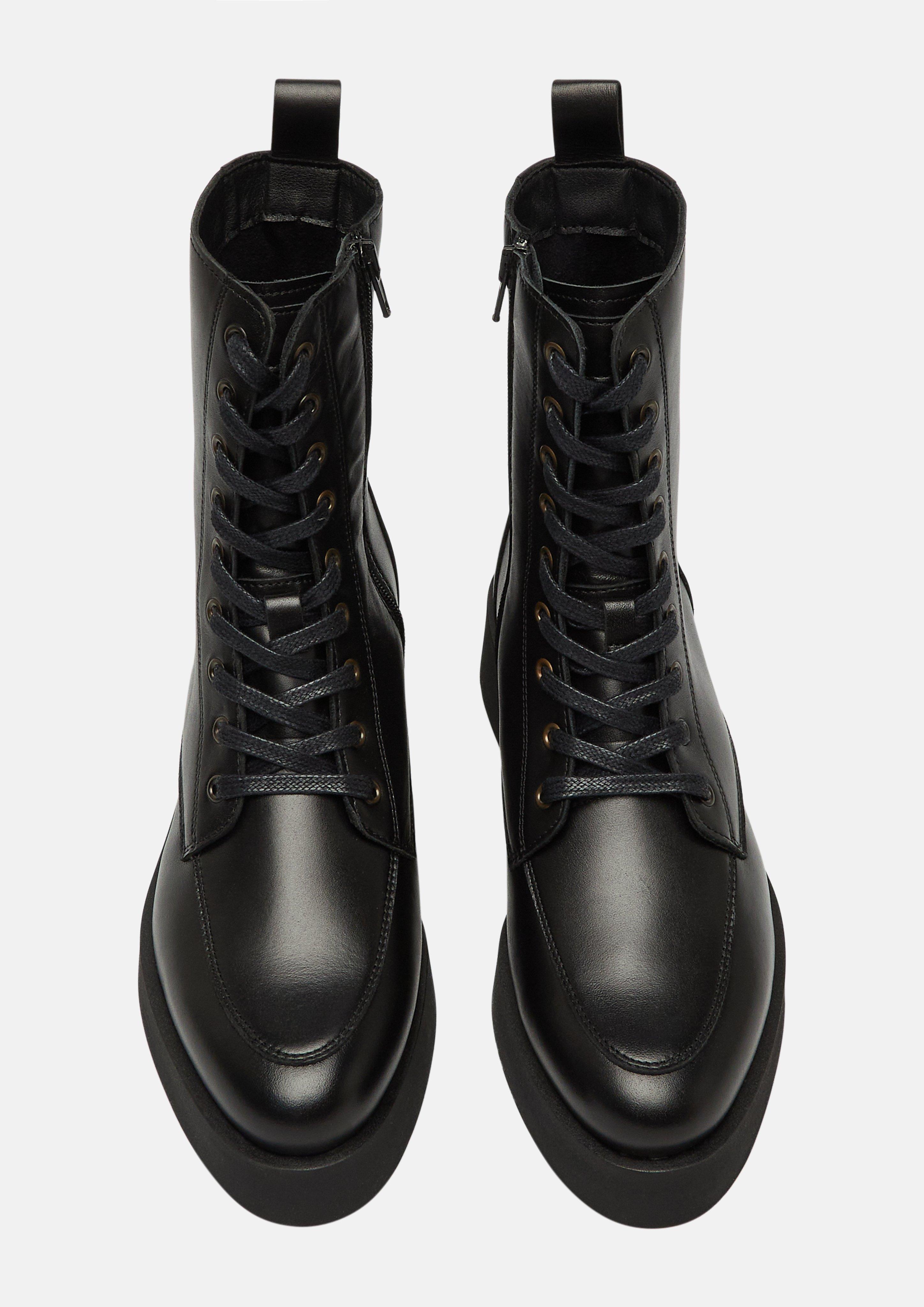 Femmes Bottes en noir de comma