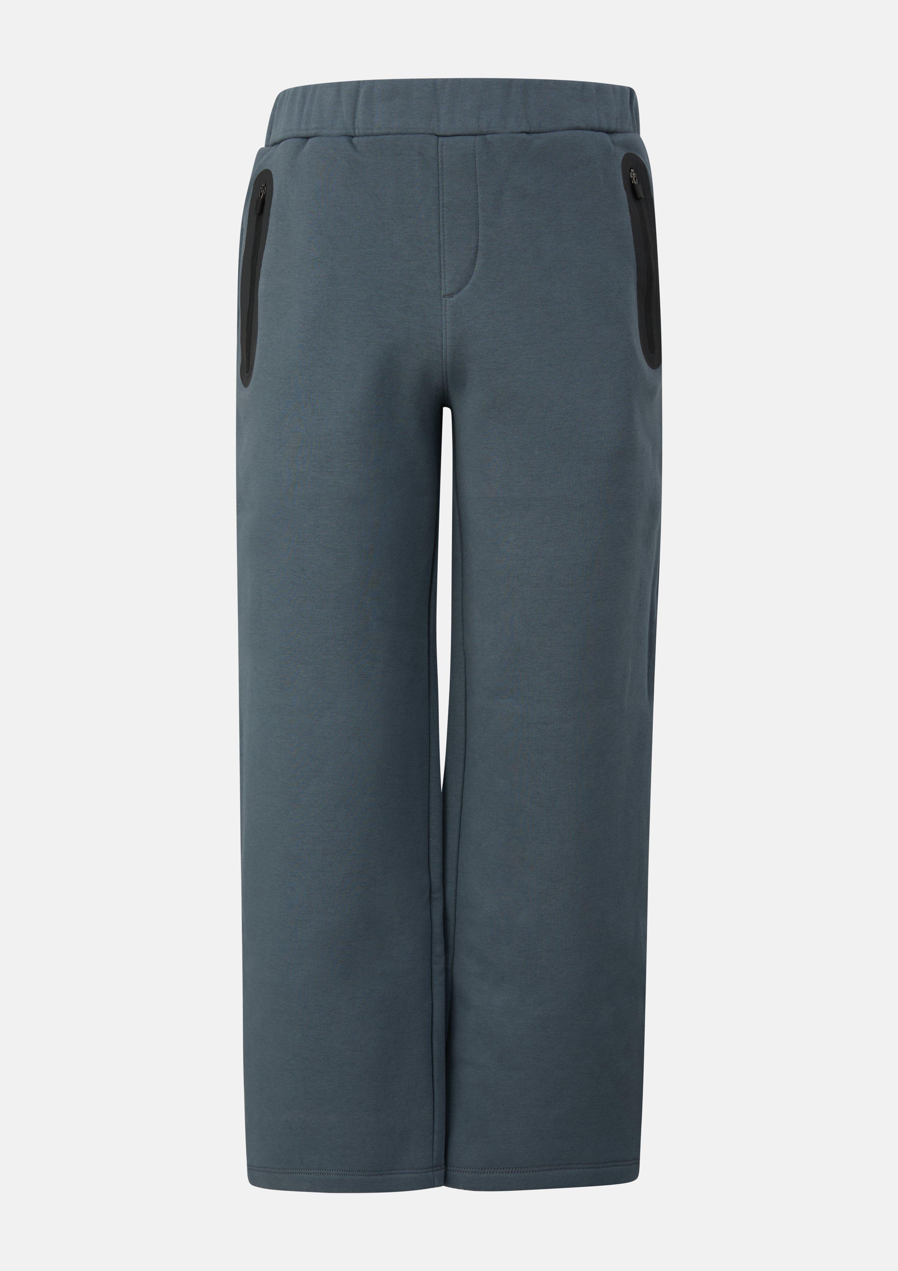 Kuschelige Jogpants mit Reißverschlusstaschen in Farbe dunkelgrau von s.Oliver