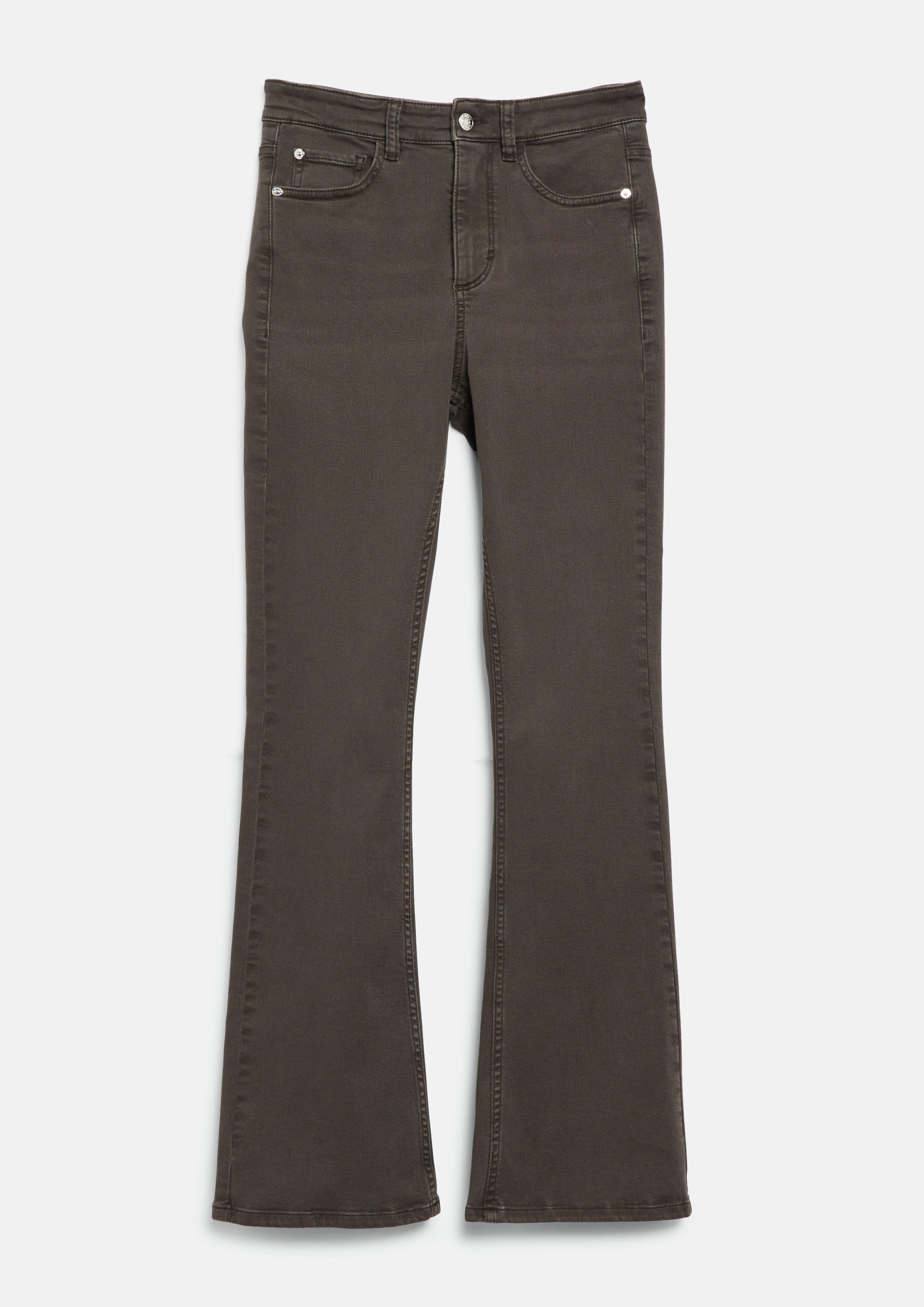 Pantalon en jean en brun de COMMA