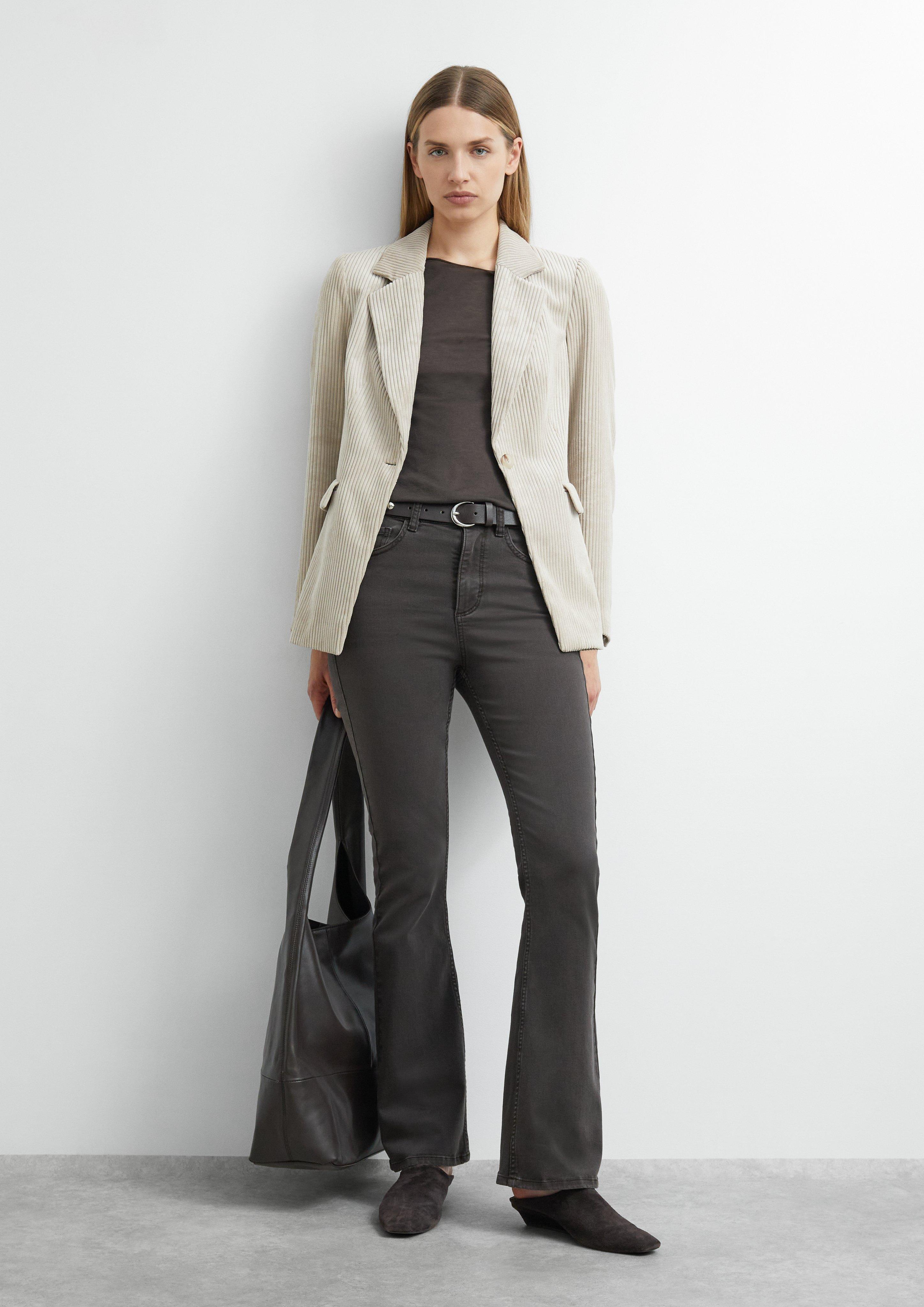 Pantalon en jean en brun de COMMA
