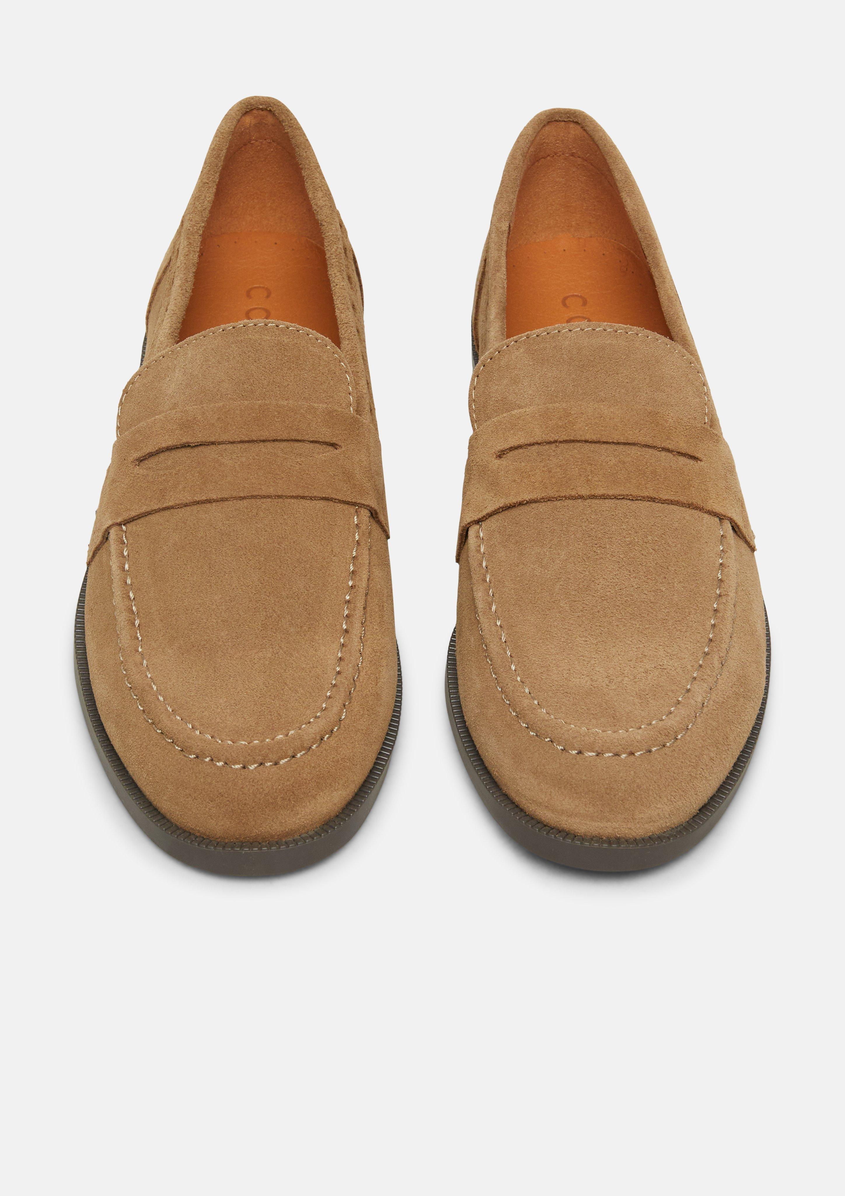 loafer in brown by COMMA