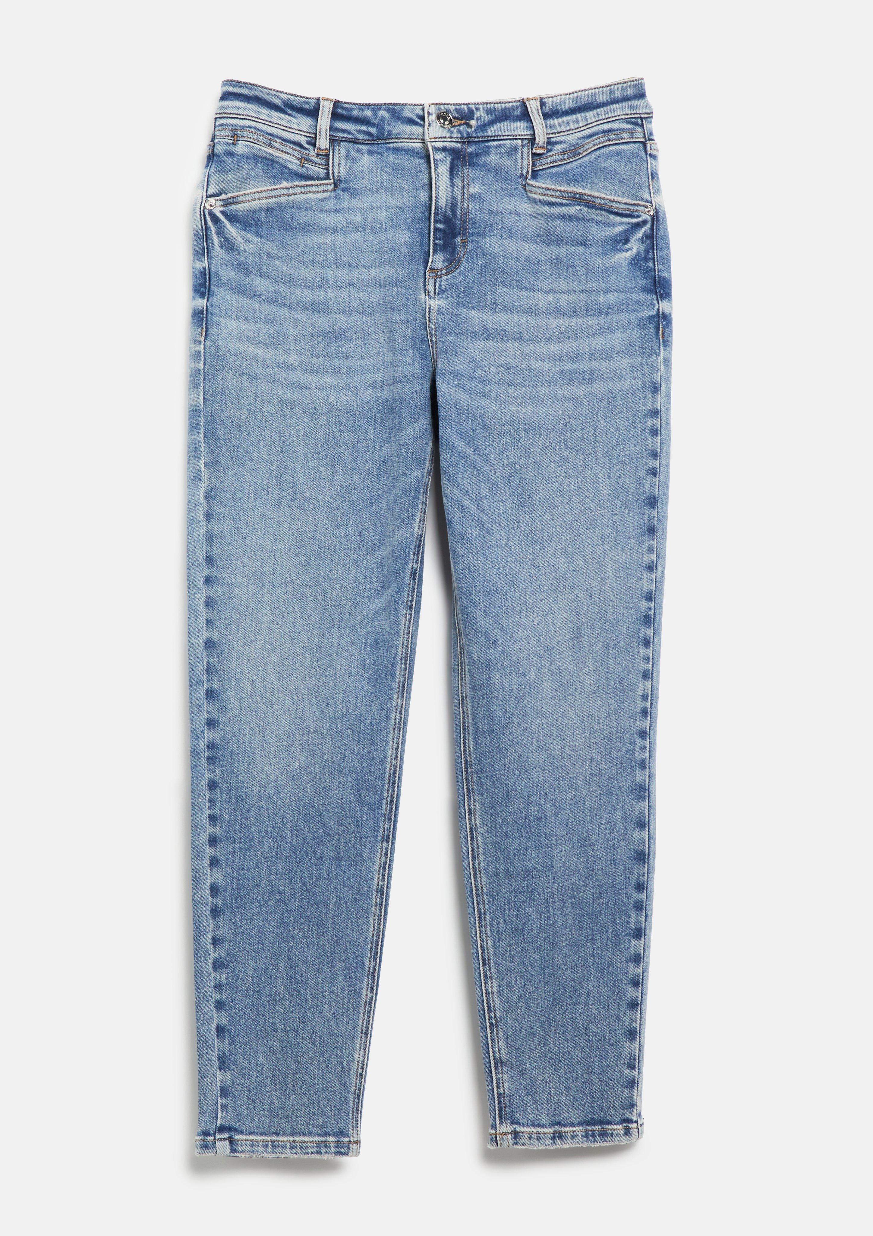 Dames Jeans broek in blauw van COMMA