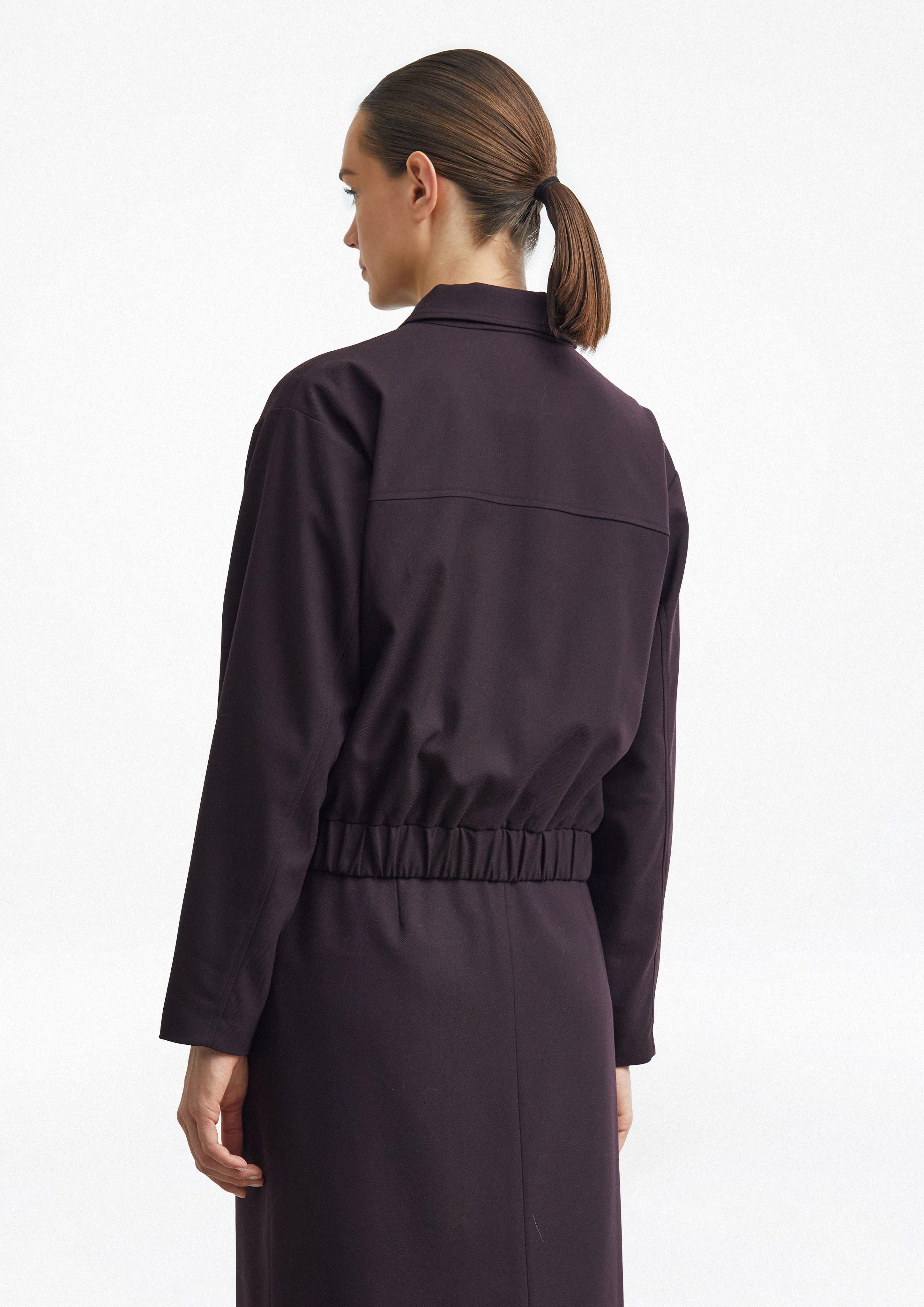 Women Indoor jacket in purple by COMMA