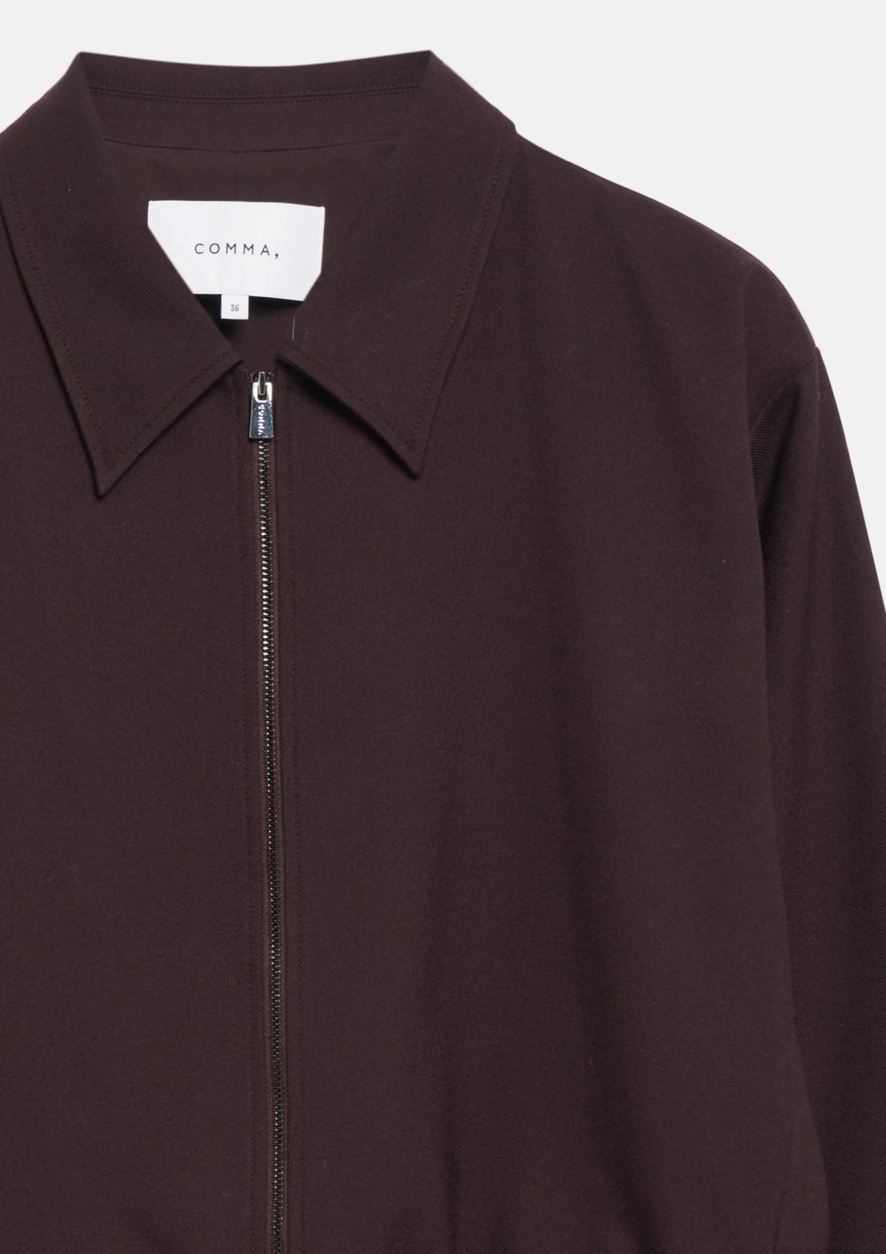 Women Indoor jacket in purple by COMMA