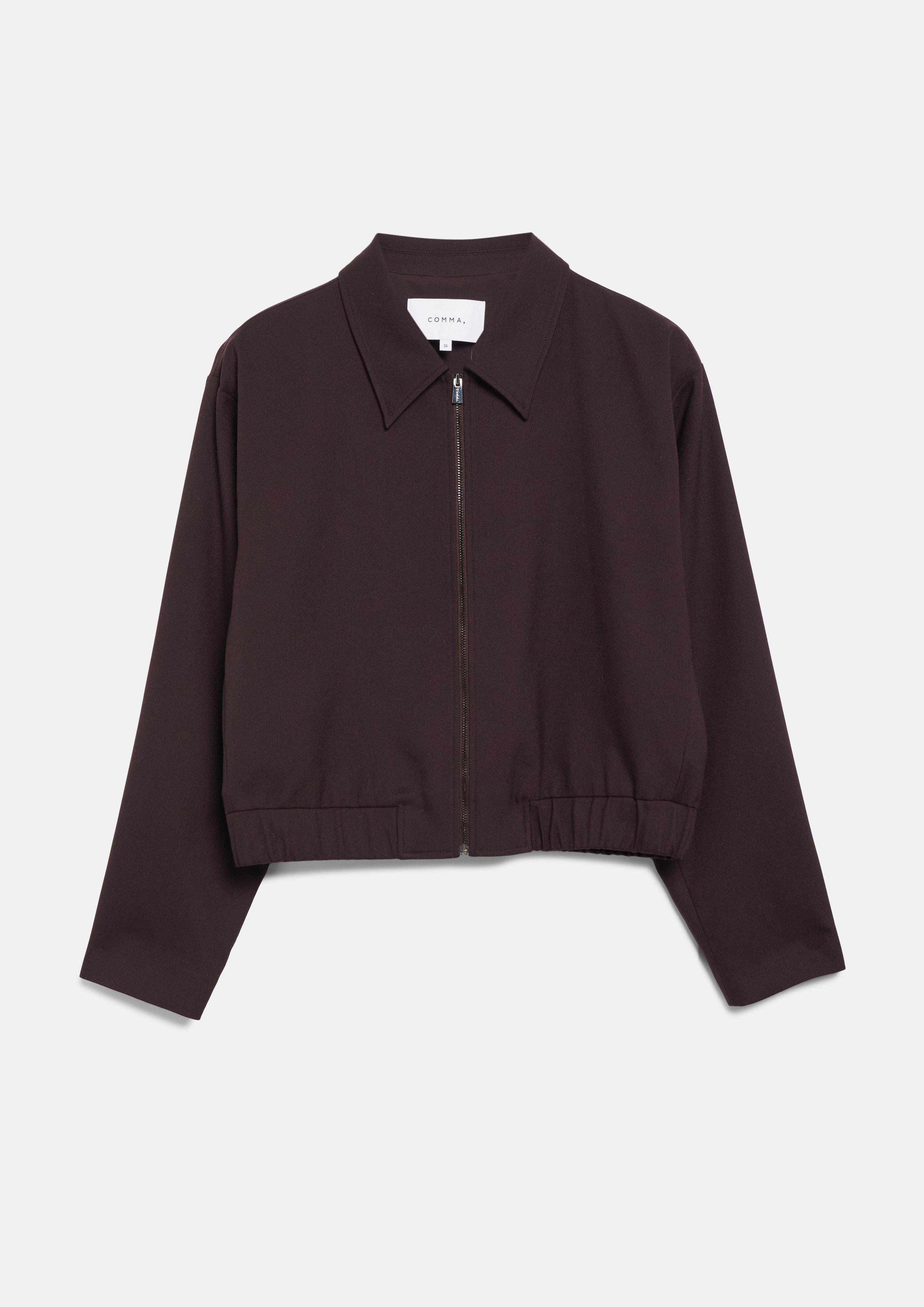 Women Indoor jacket in purple by COMMA