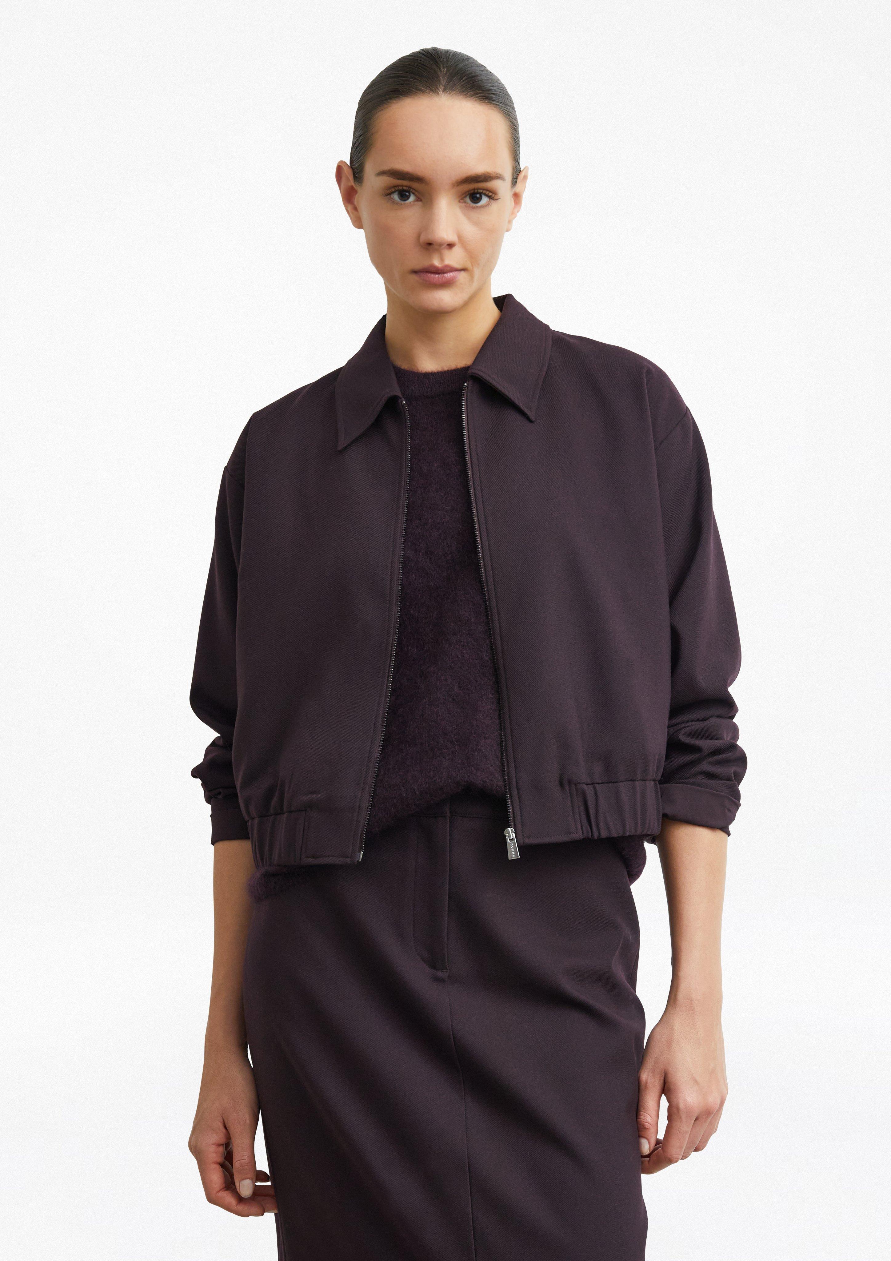 Indoor jacket in aubergine by COMMA