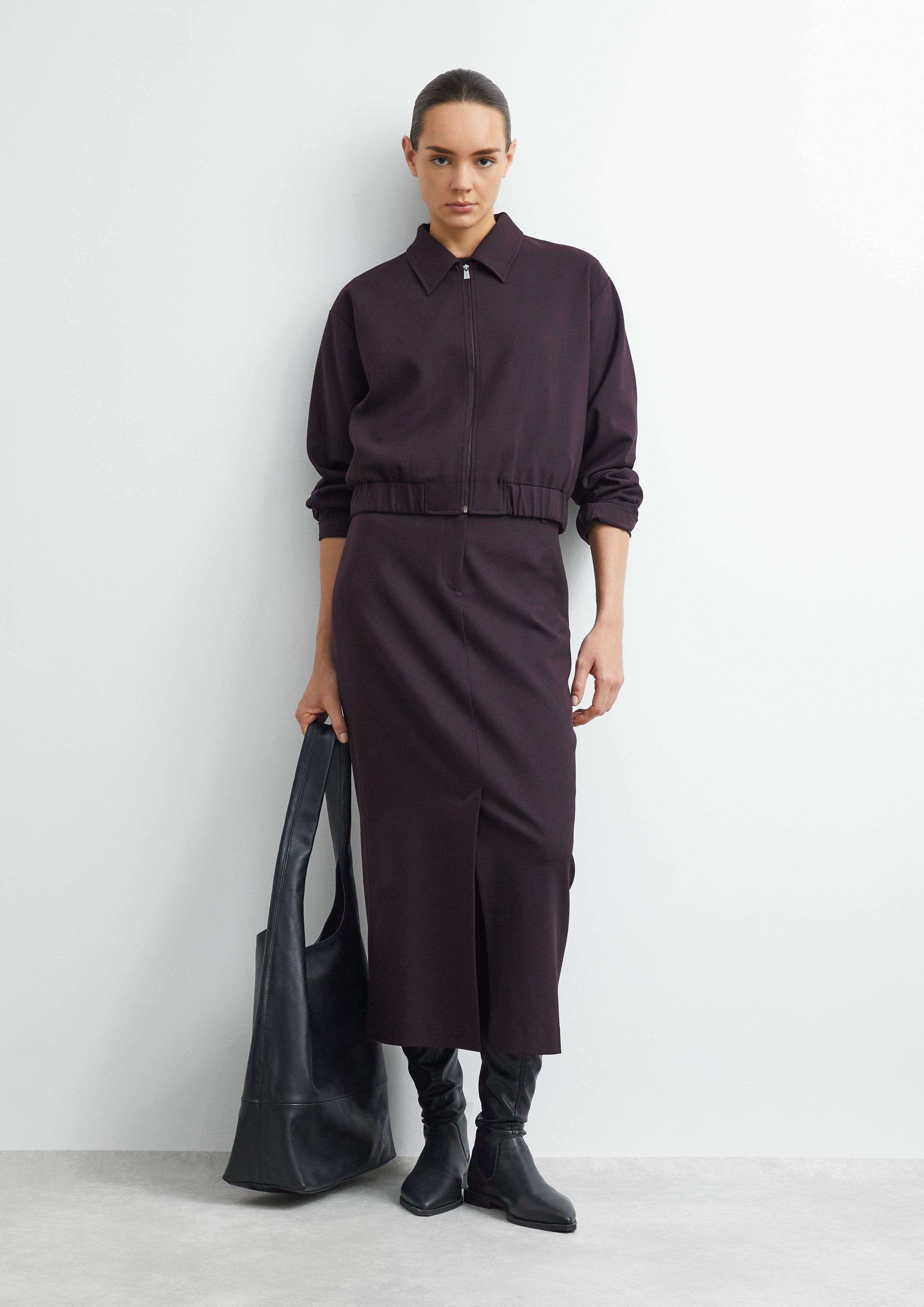Women Indoor jacket in purple by COMMA