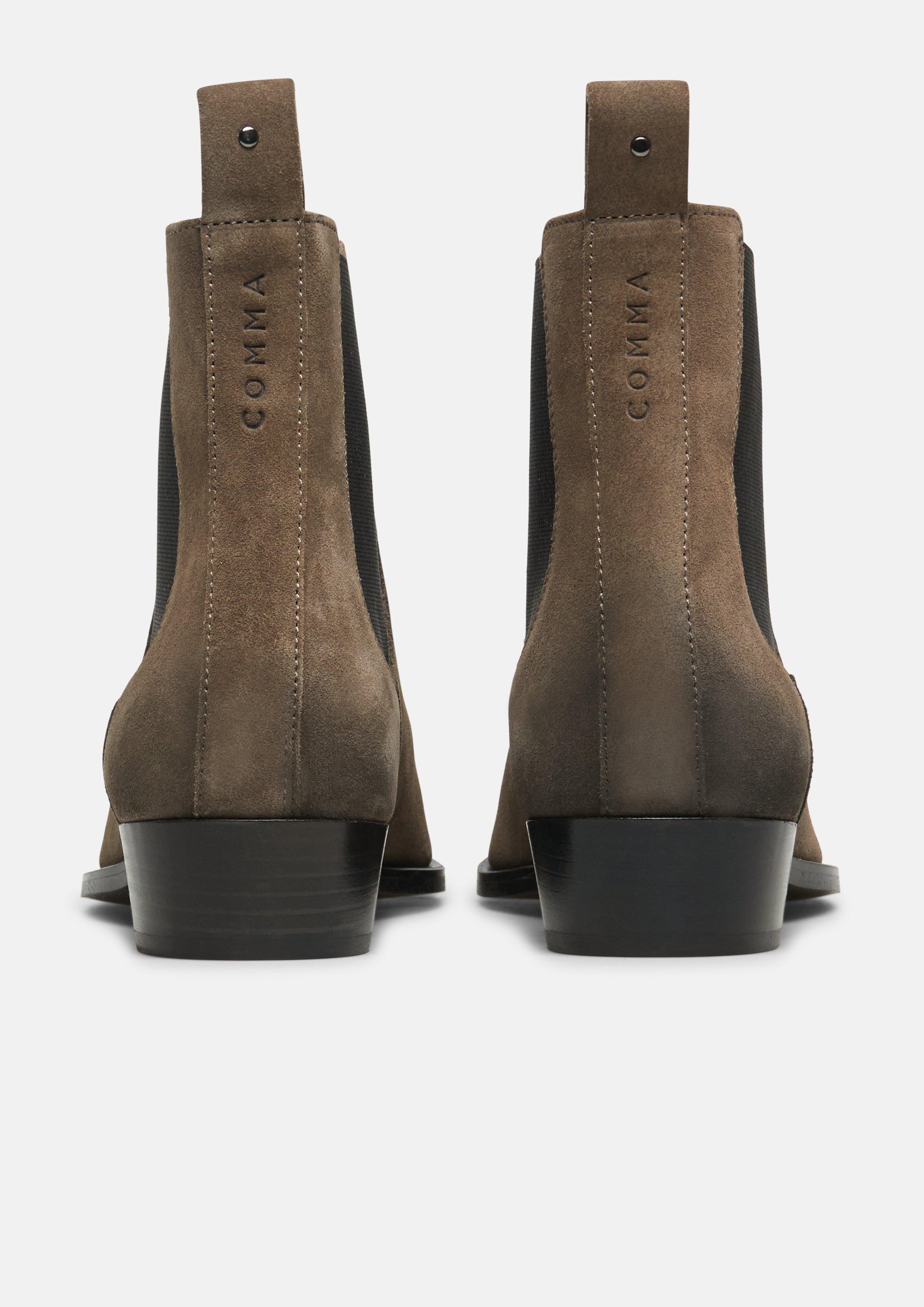 Bottines Chelsea en brun de COMMA