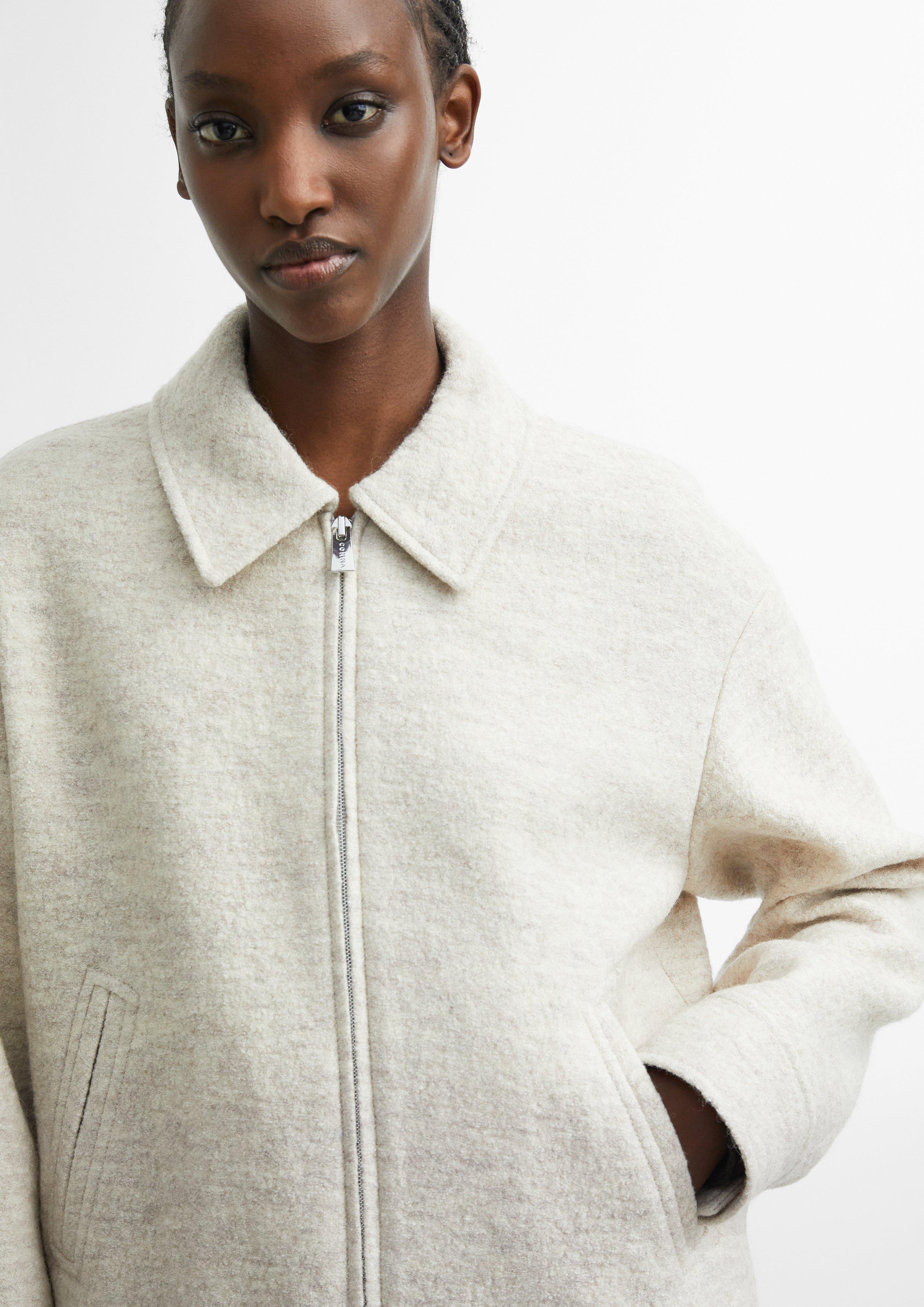 Indoor jacket in beige by COMMA
