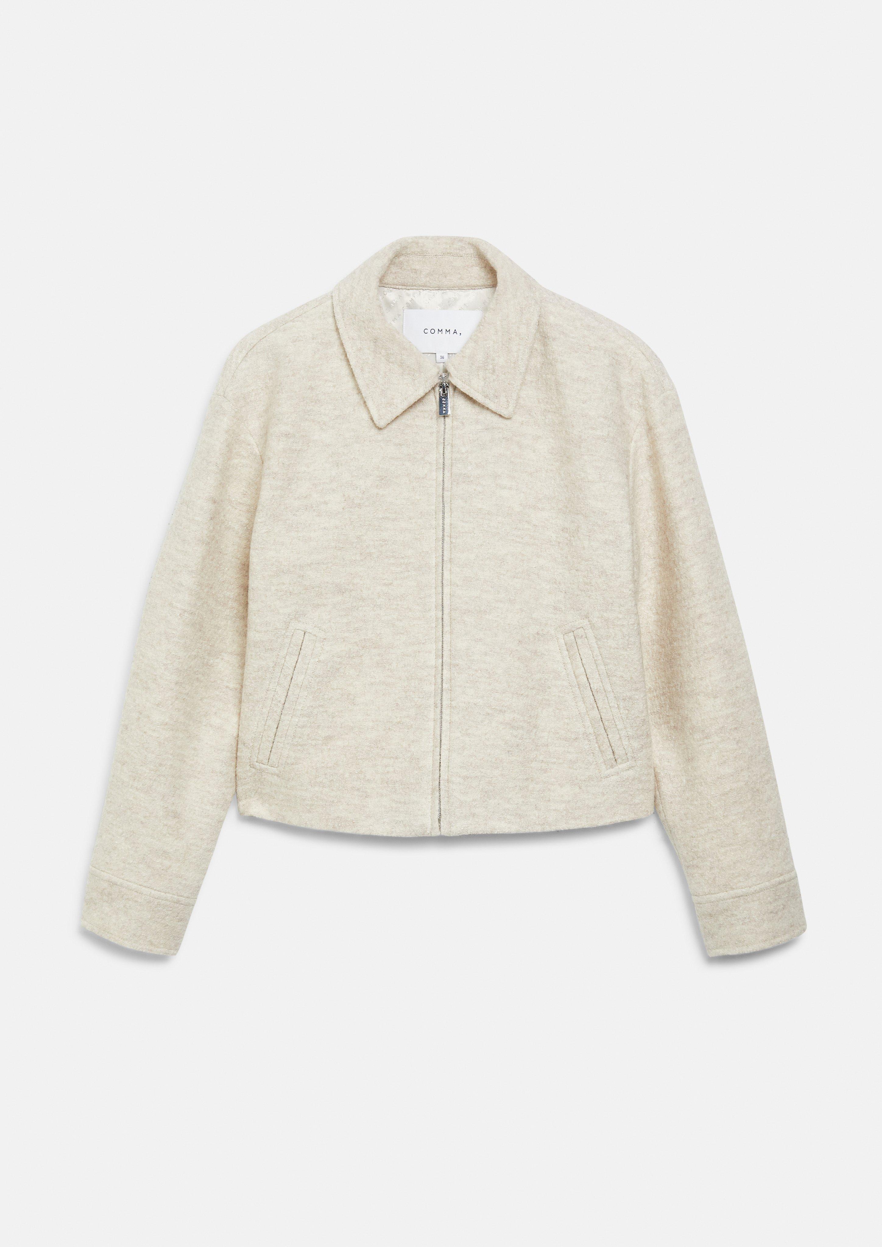 Indoor jacket in beige by COMMA