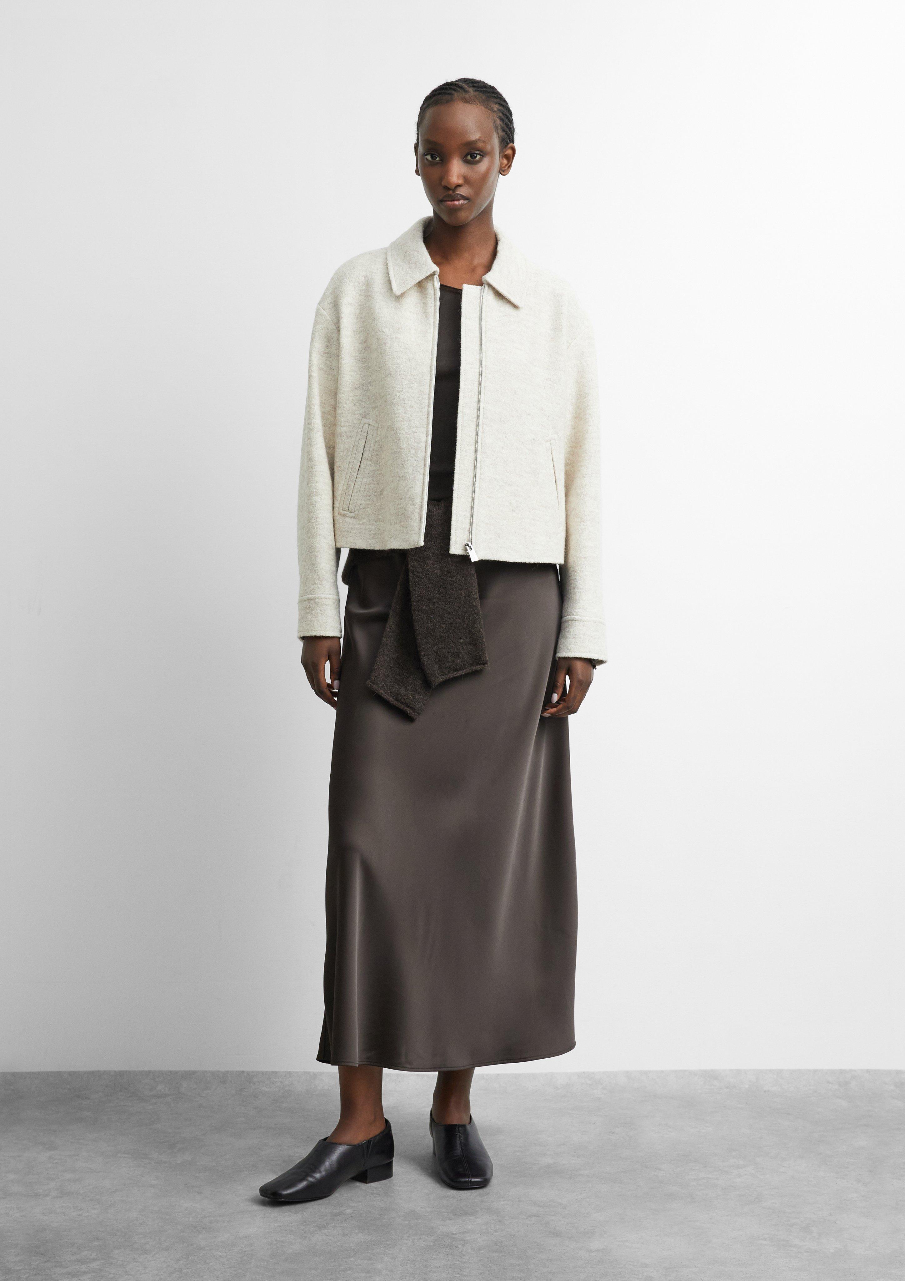 Indoor jacket in beige by COMMA