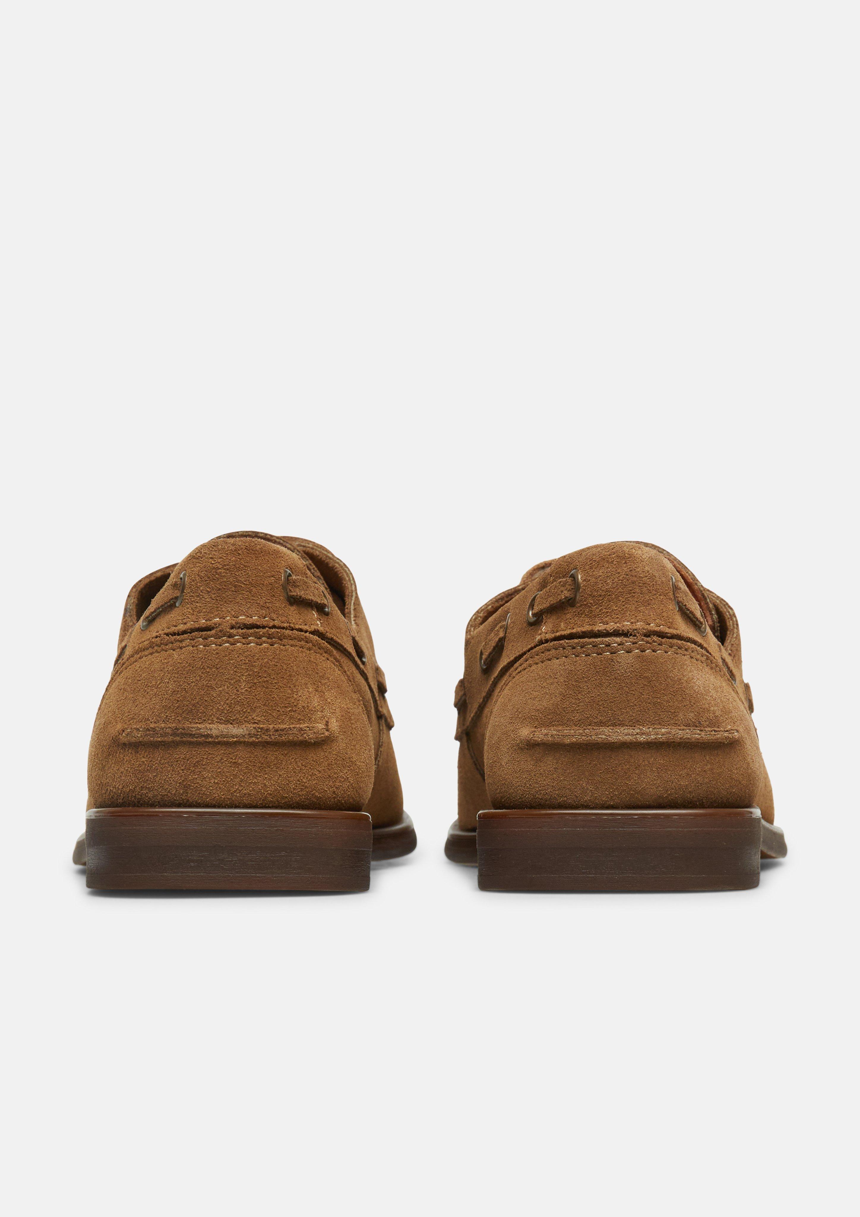 loafer in brown by COMMA