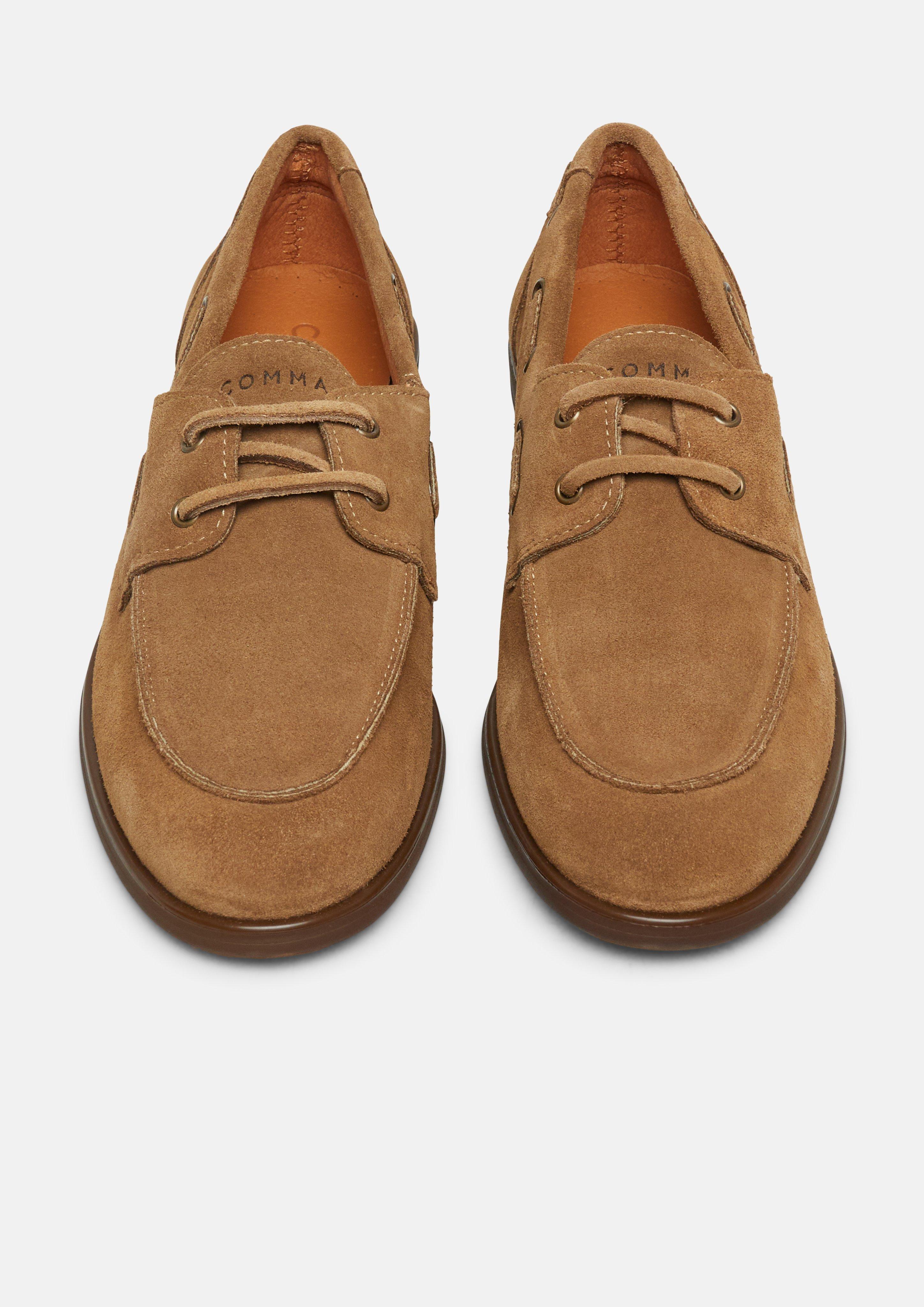 loafer in brown by COMMA