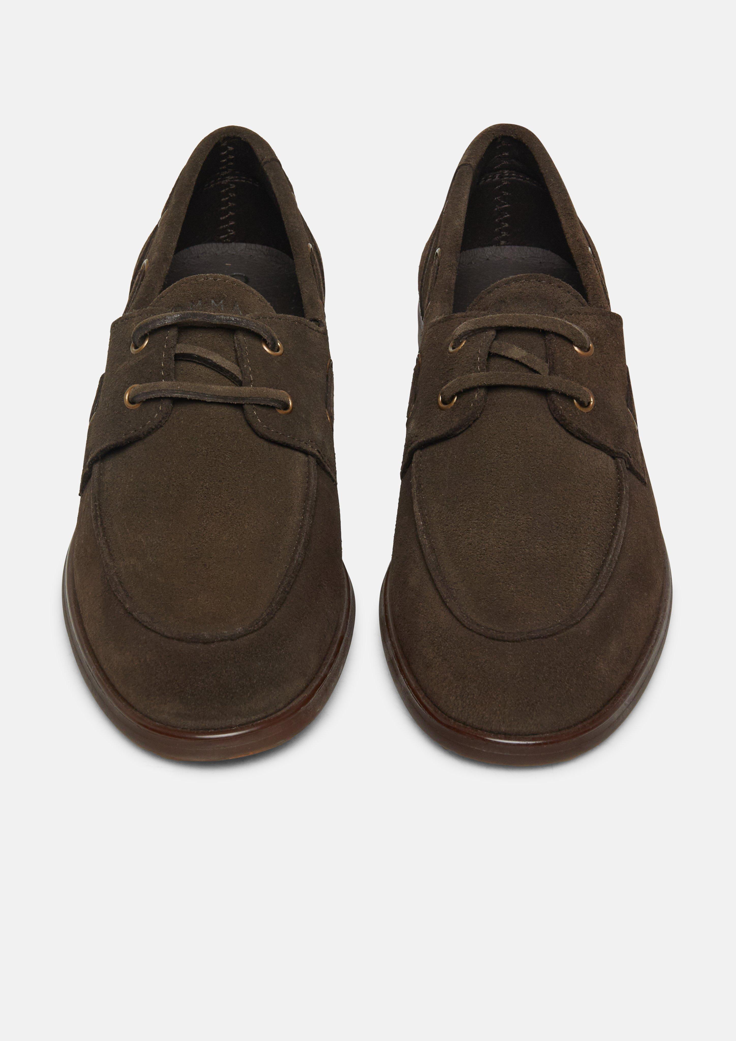 loafer in brown by COMMA