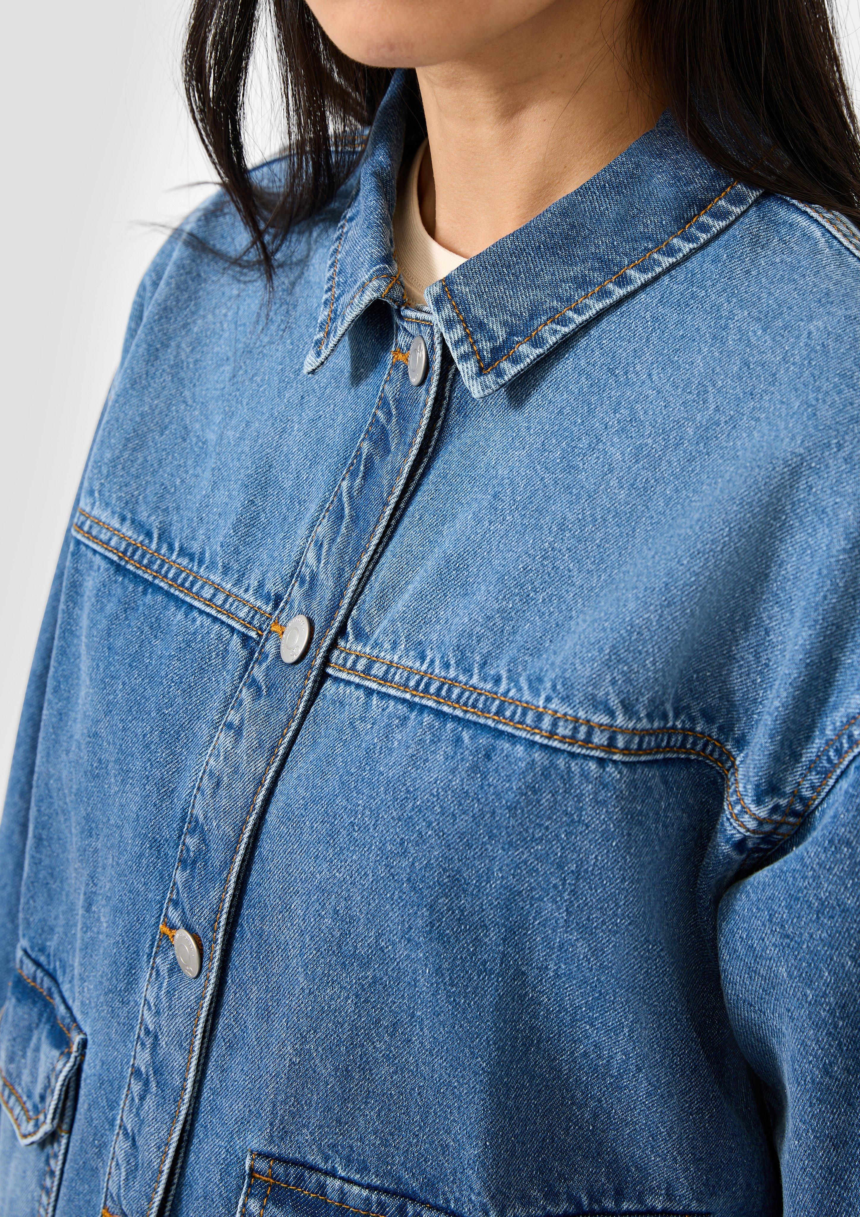 Femmes Blouse en bleu de QS