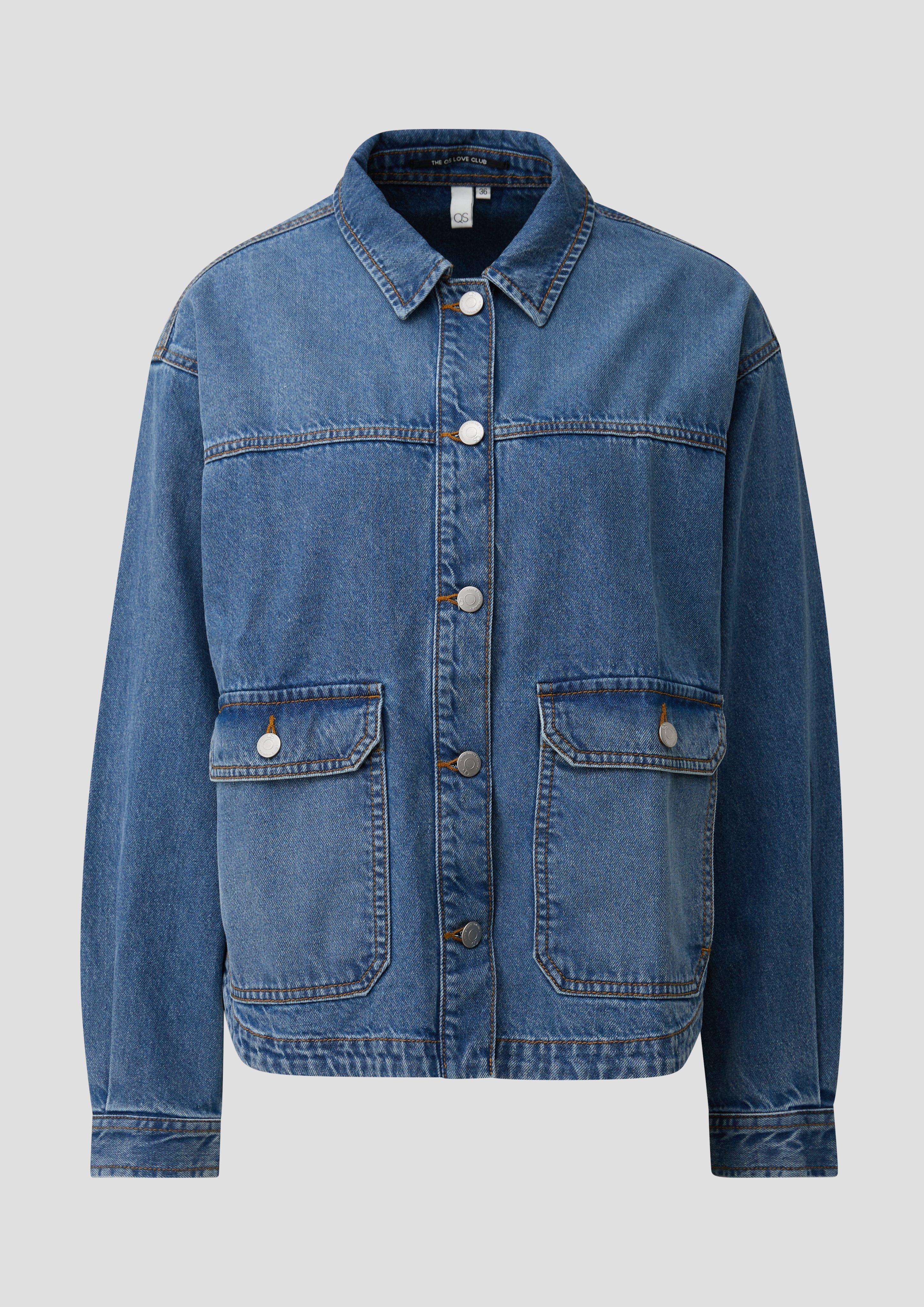 Femmes Blouse en bleu de QS