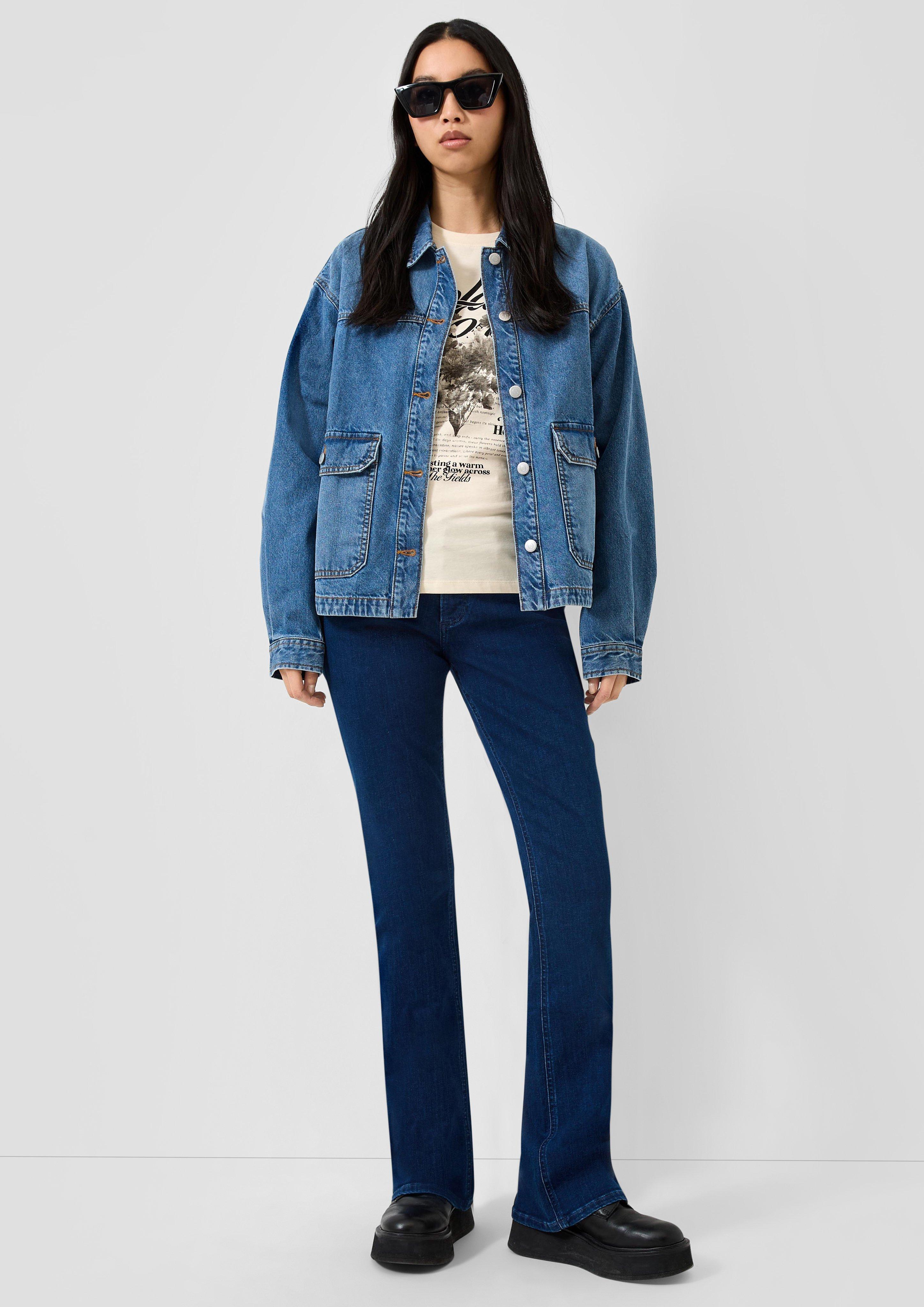 Femmes Blouse en bleu de QS