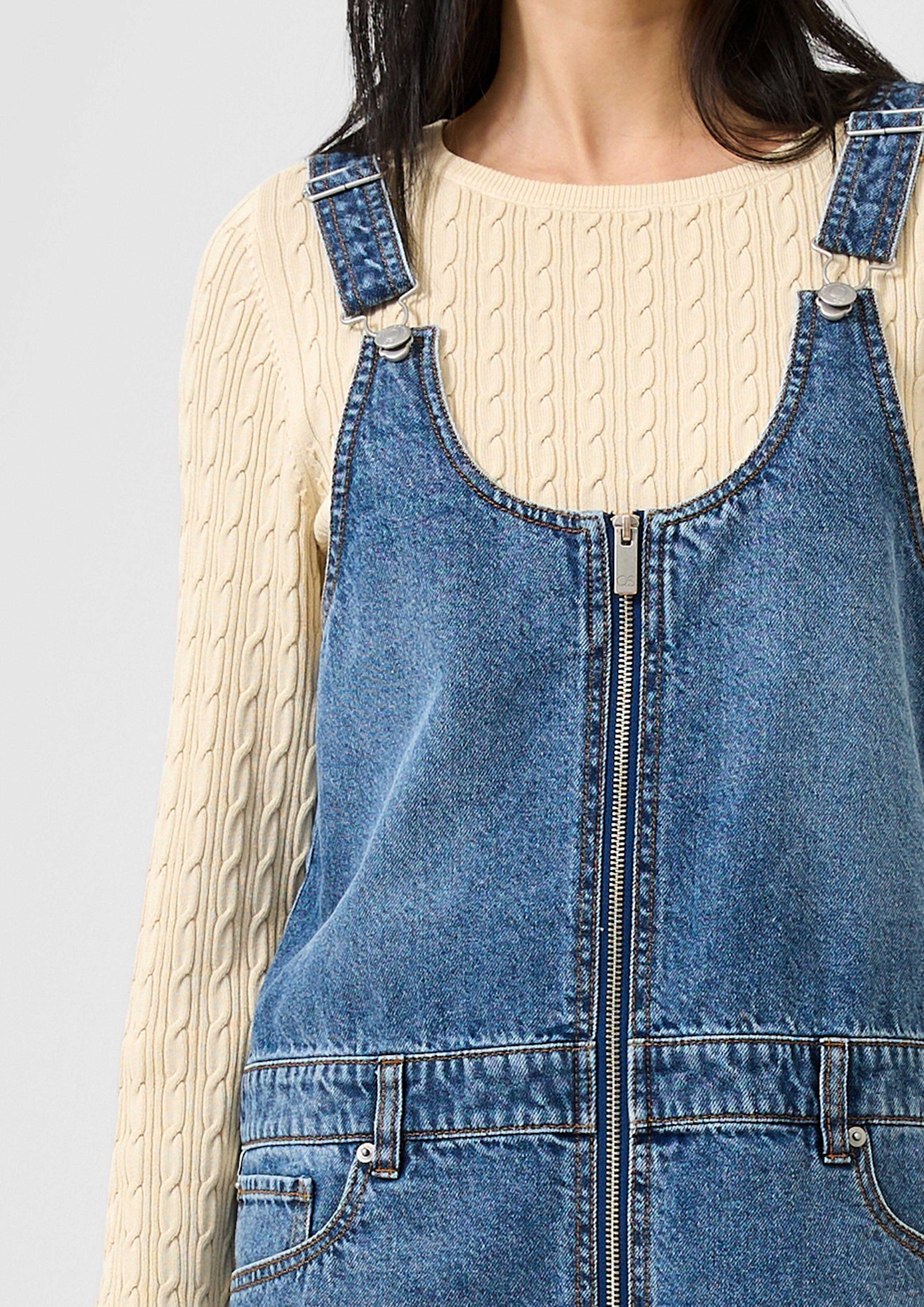 Femmes Robe en bleu de QS
