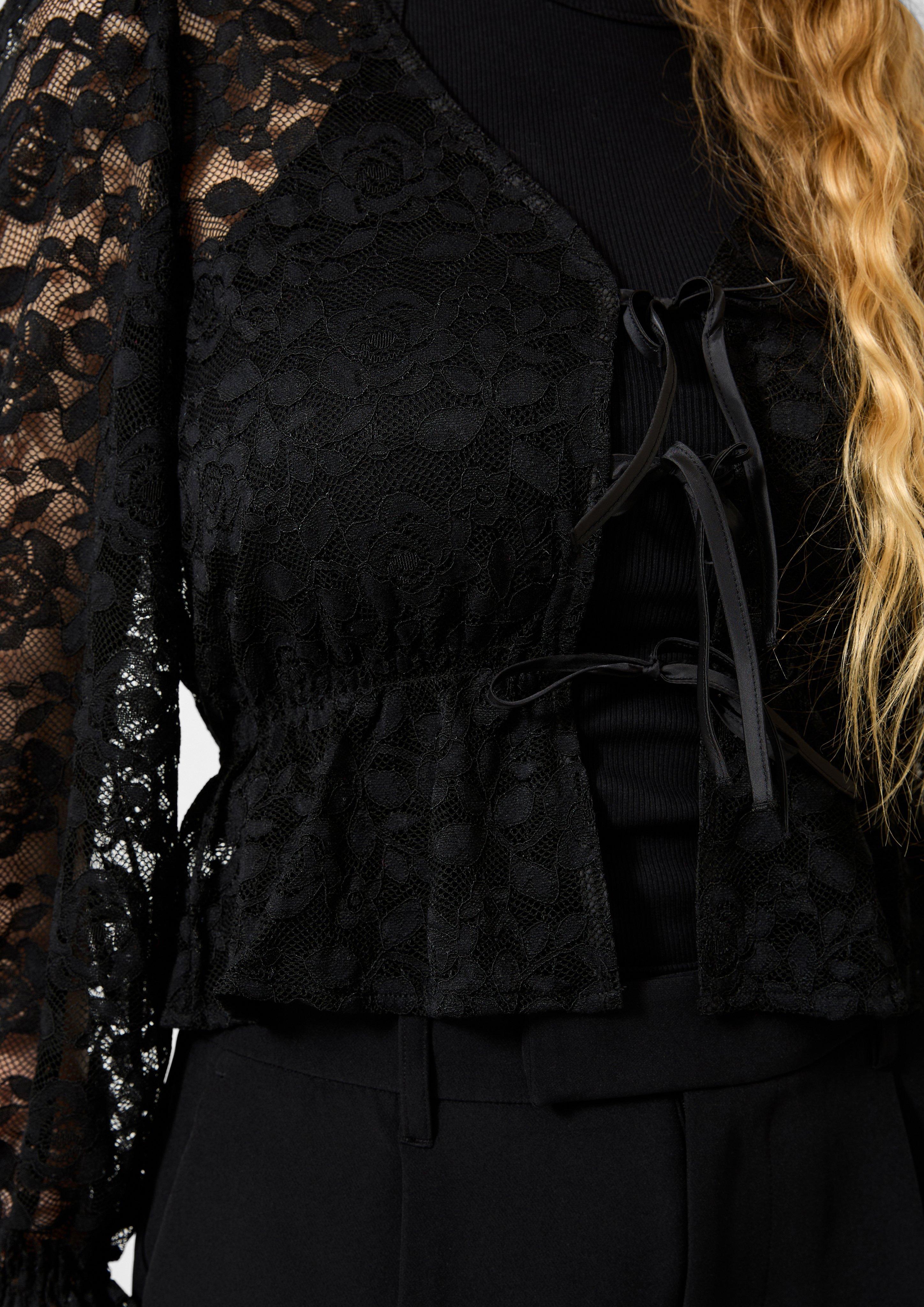 Femmes Blouse en noir de QS