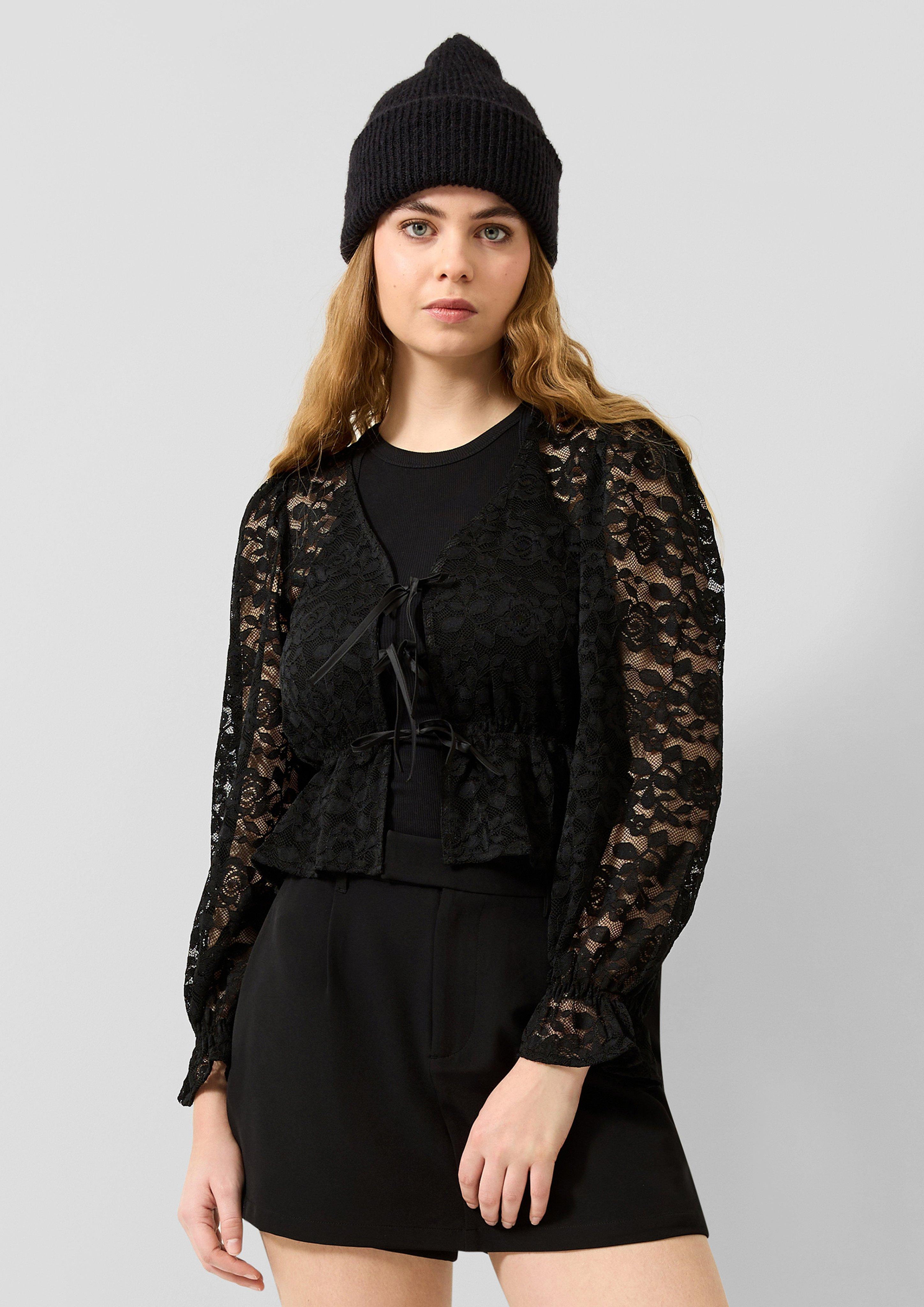 Blouse en noir de QS