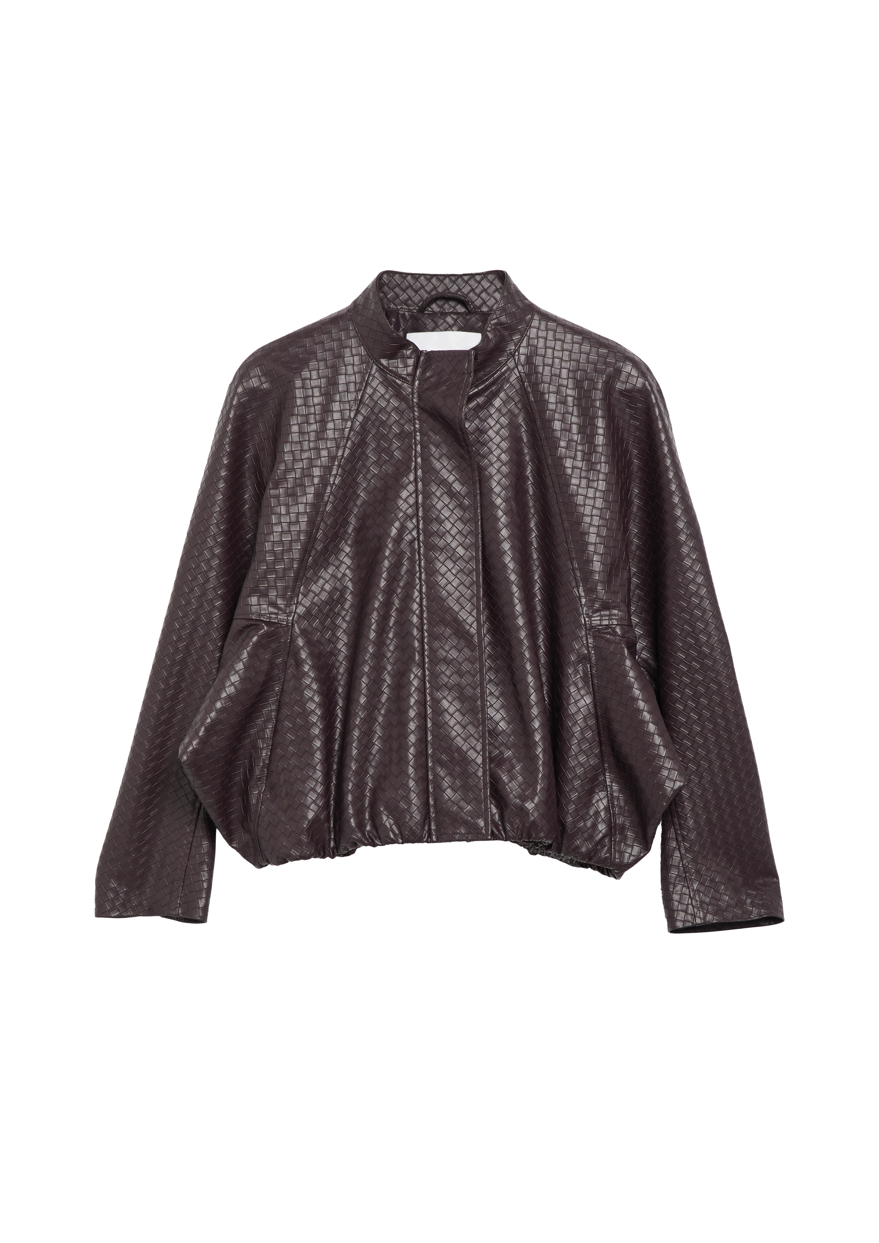comma Fake Leather Jacke mit Ballonsaum 2183894.4925.32