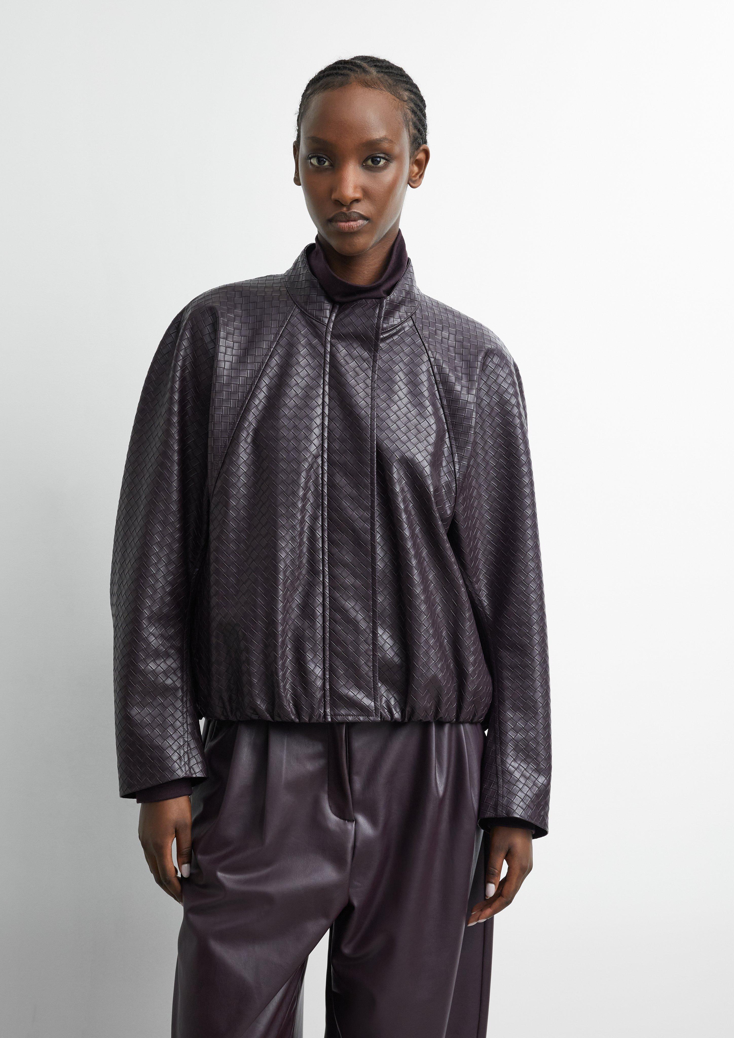 Indoor-Jacke in lila von COMMA