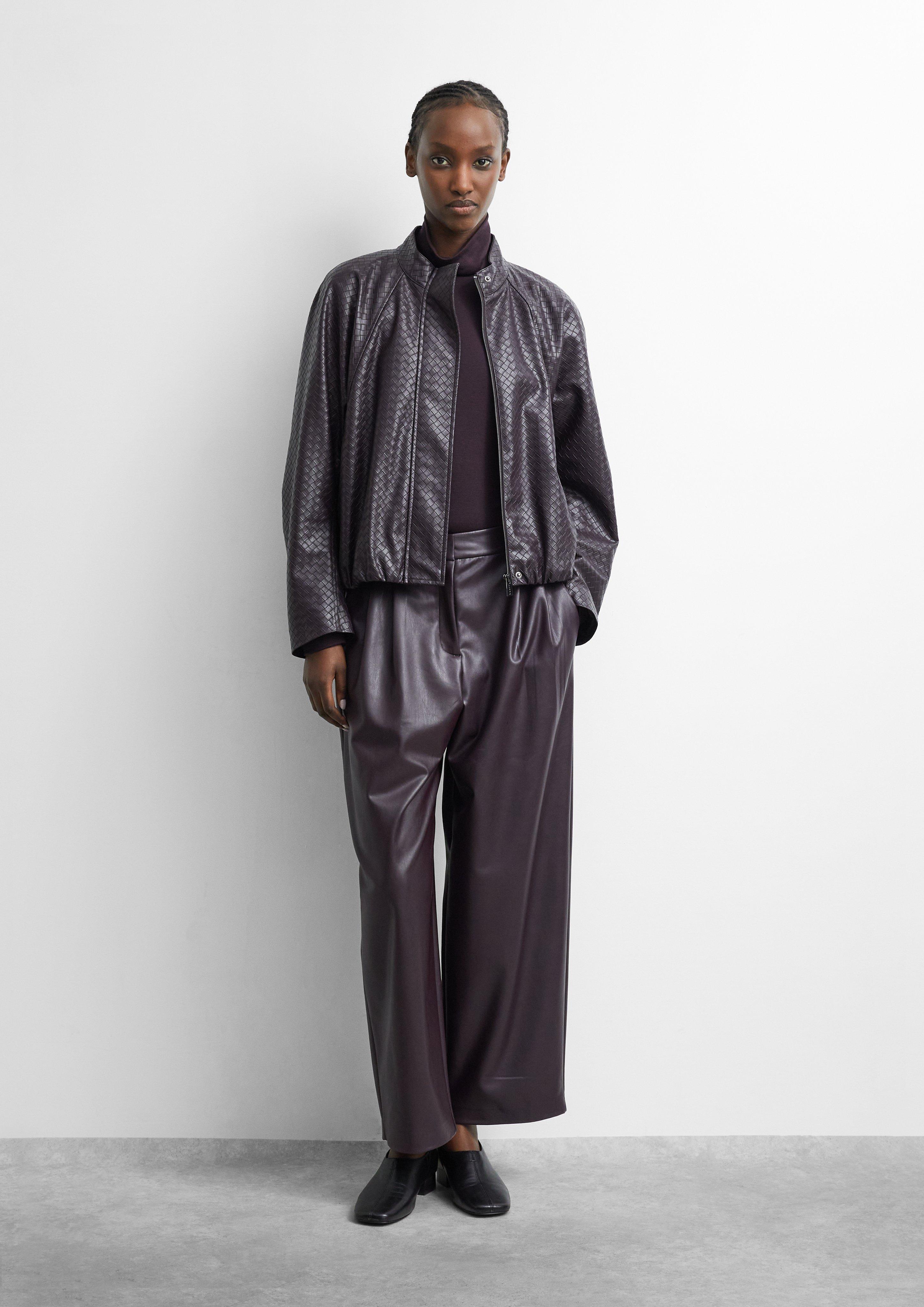 Indoor-Jacke in lila von COMMA