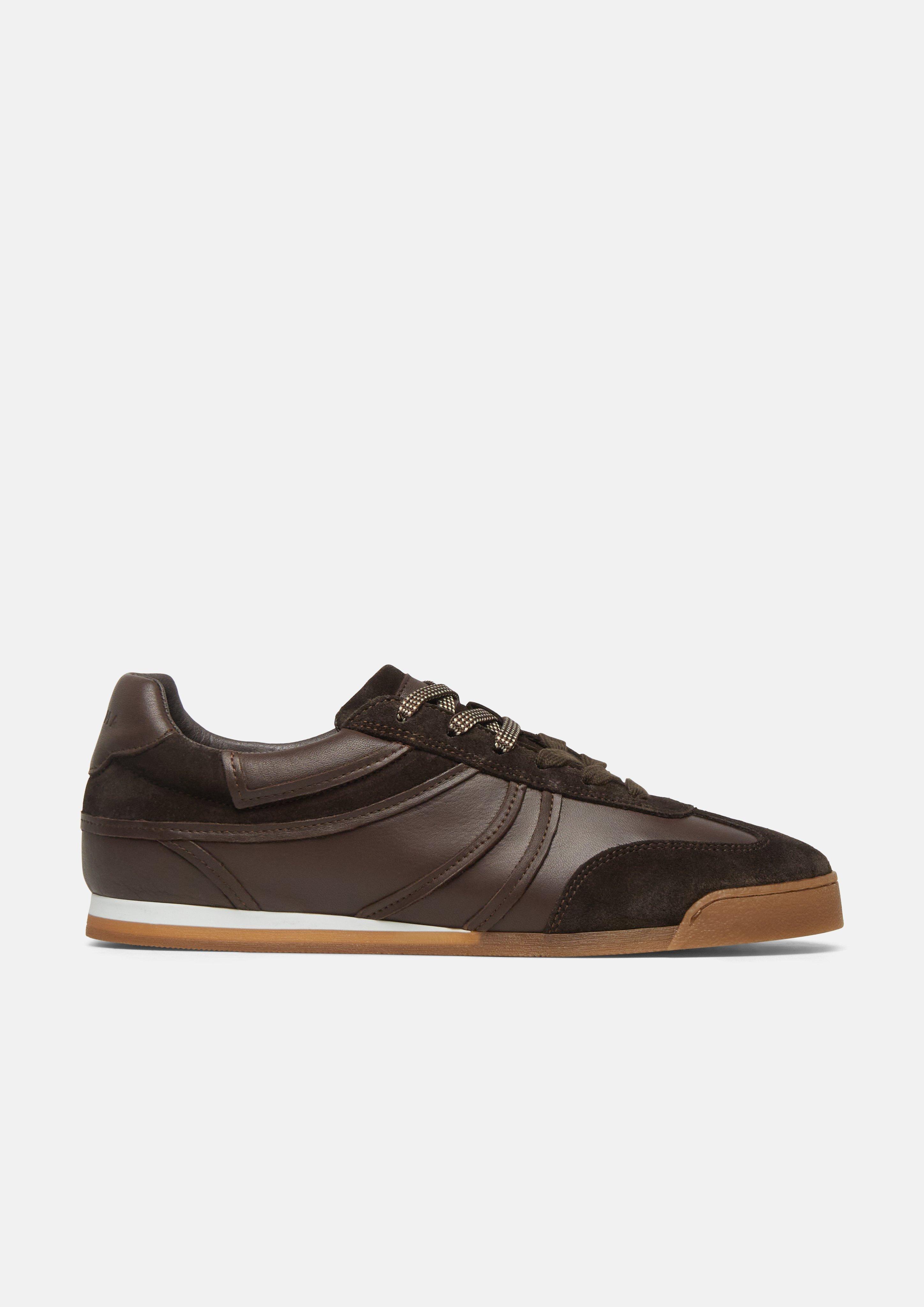 Sneaker in dunkelbraun von COMMA