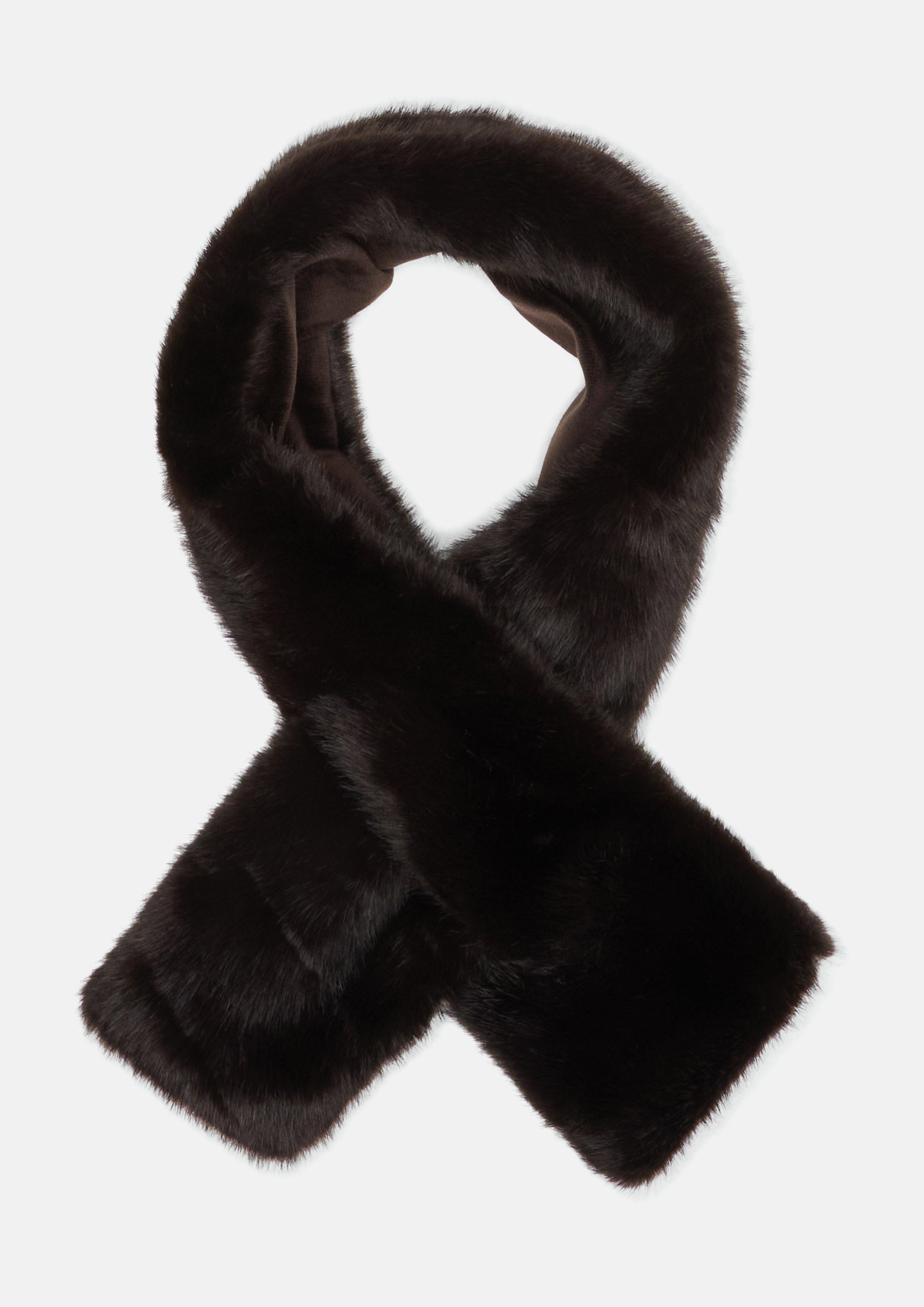 Tuch in Farbe dunkelbraun von s.Oliver BLACK LABEL