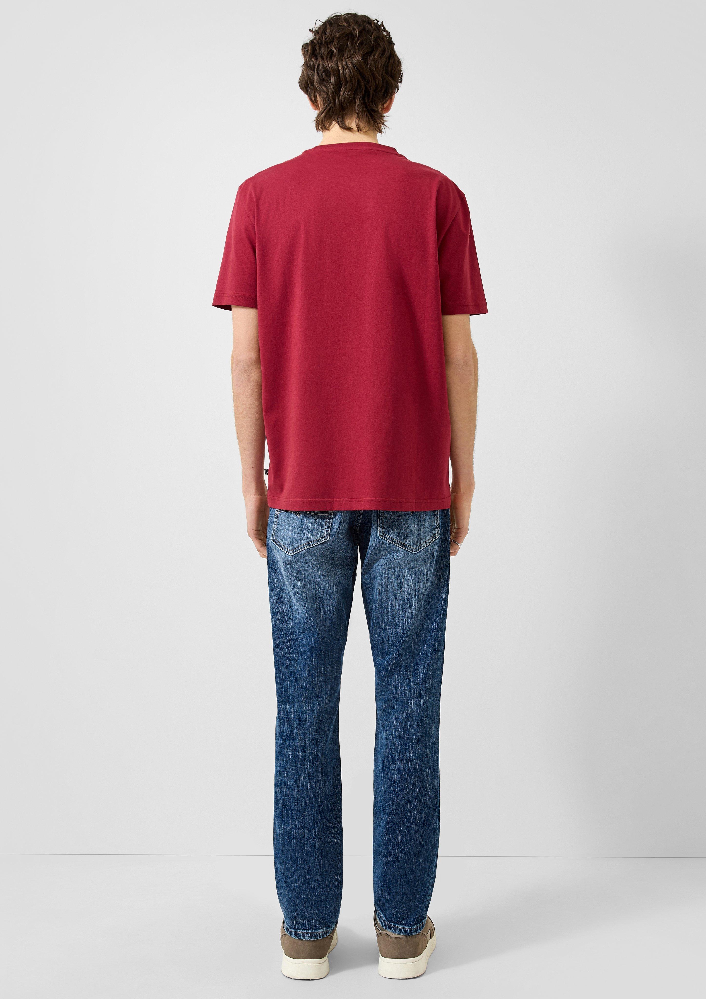 Hommes T-shirt en rouge de QS