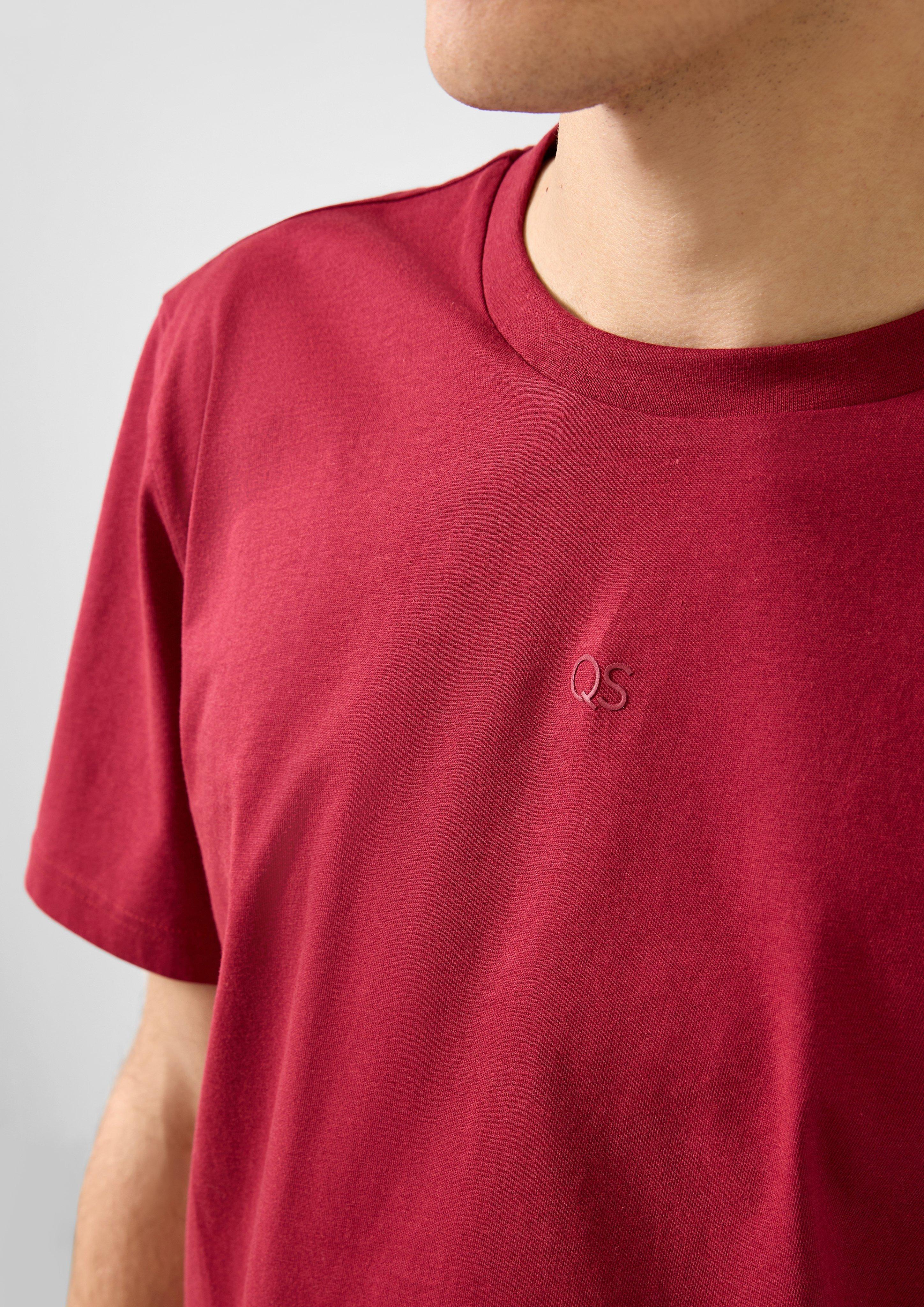 Hommes T-shirt en rouge de QS