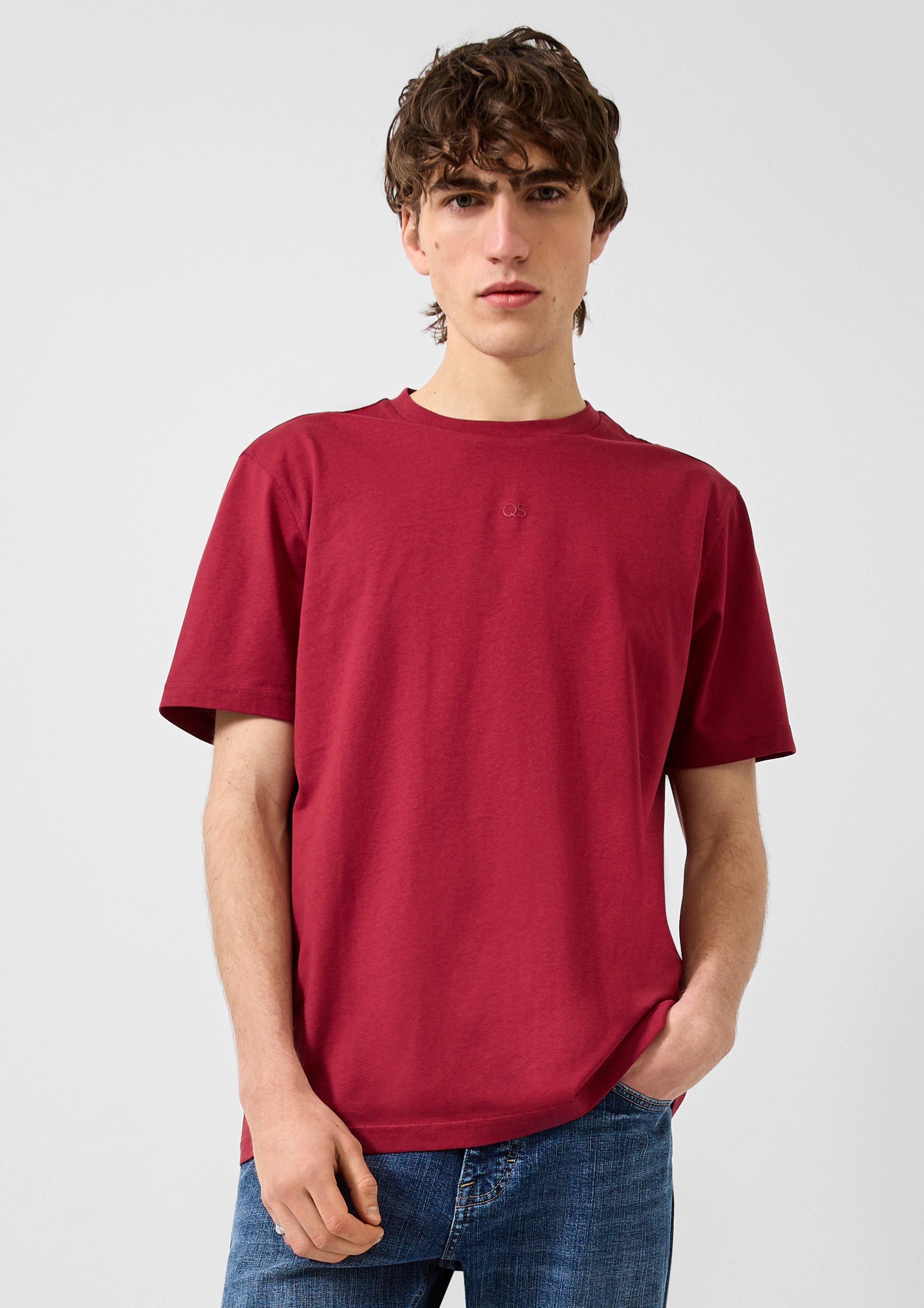 Hommes T-shirt en rouge de QS