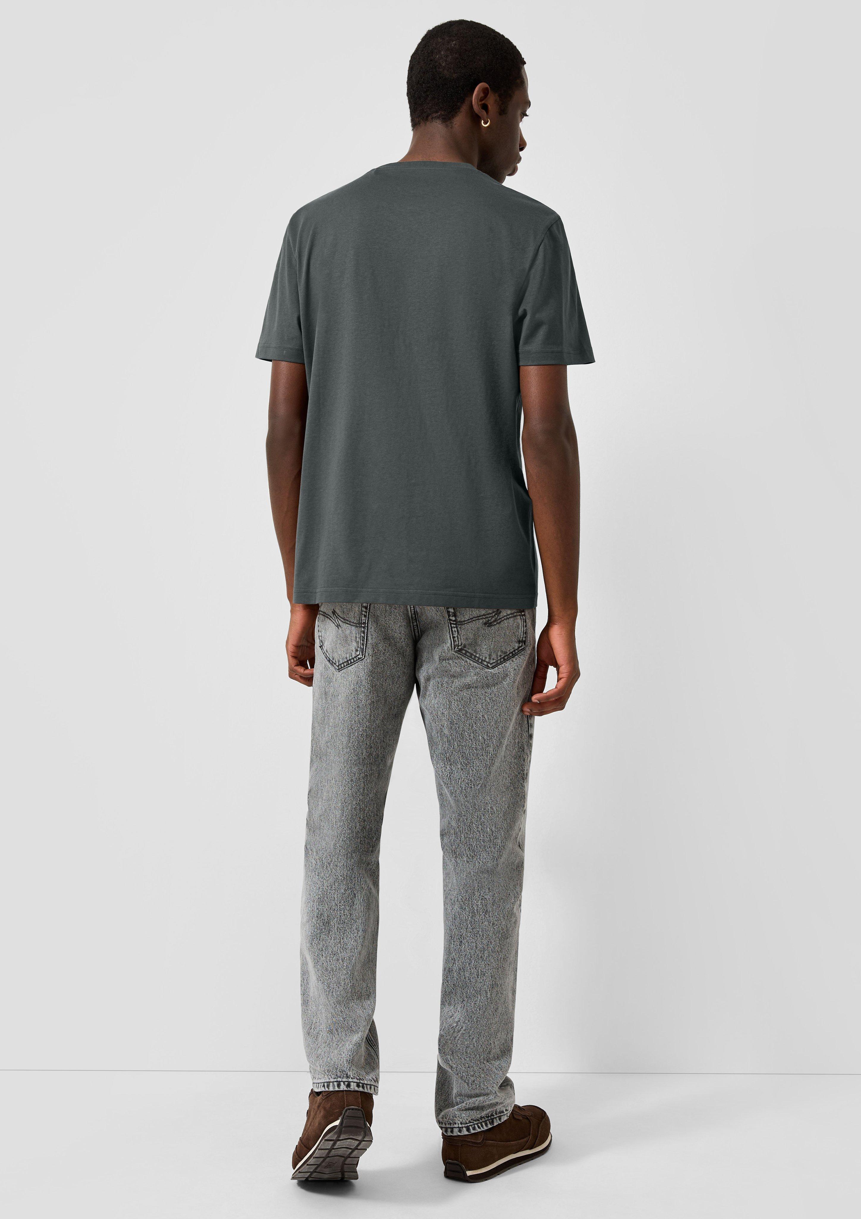 Herren T-Shirt in grau von QS