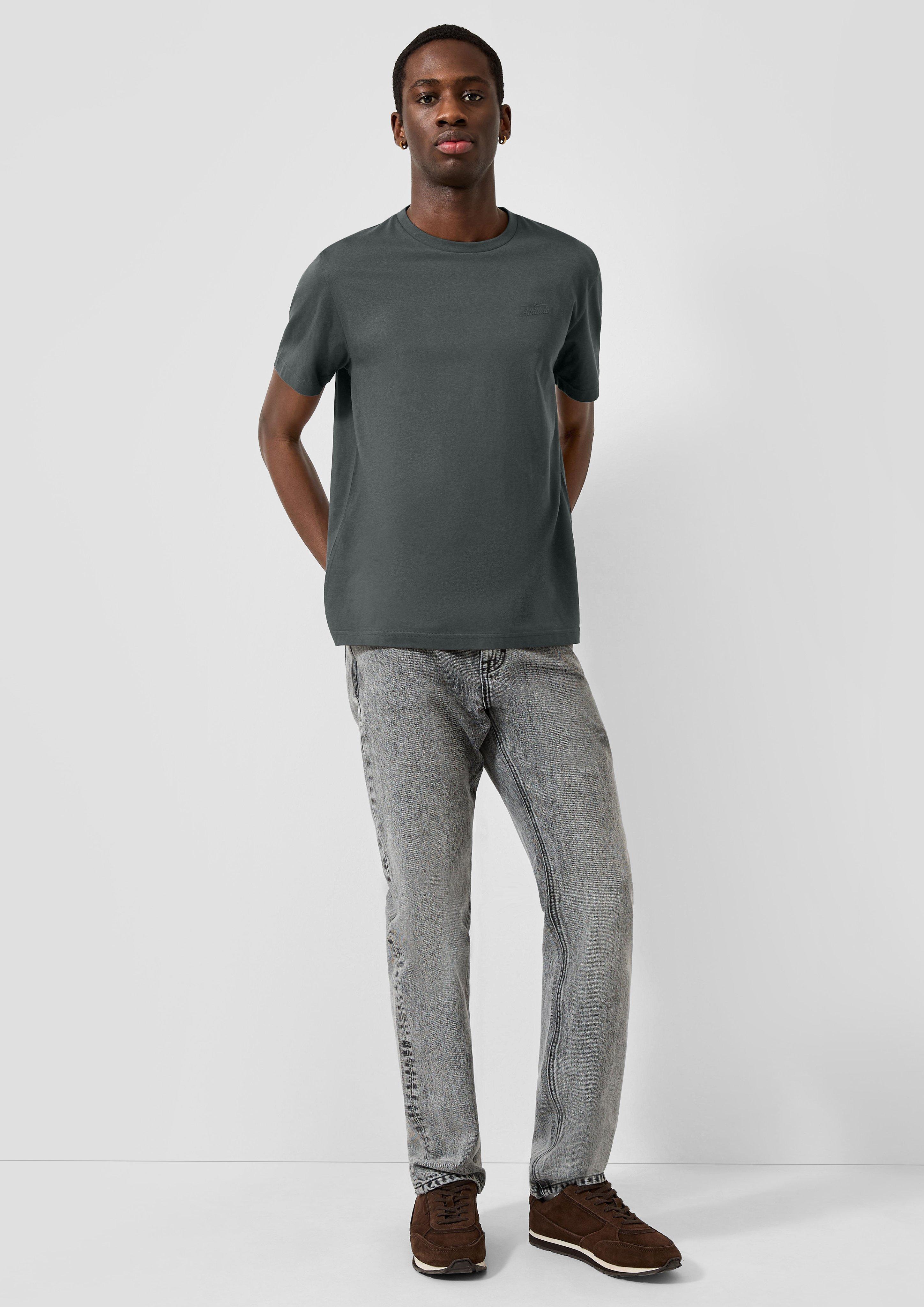 Herren T-Shirt in grau von QS