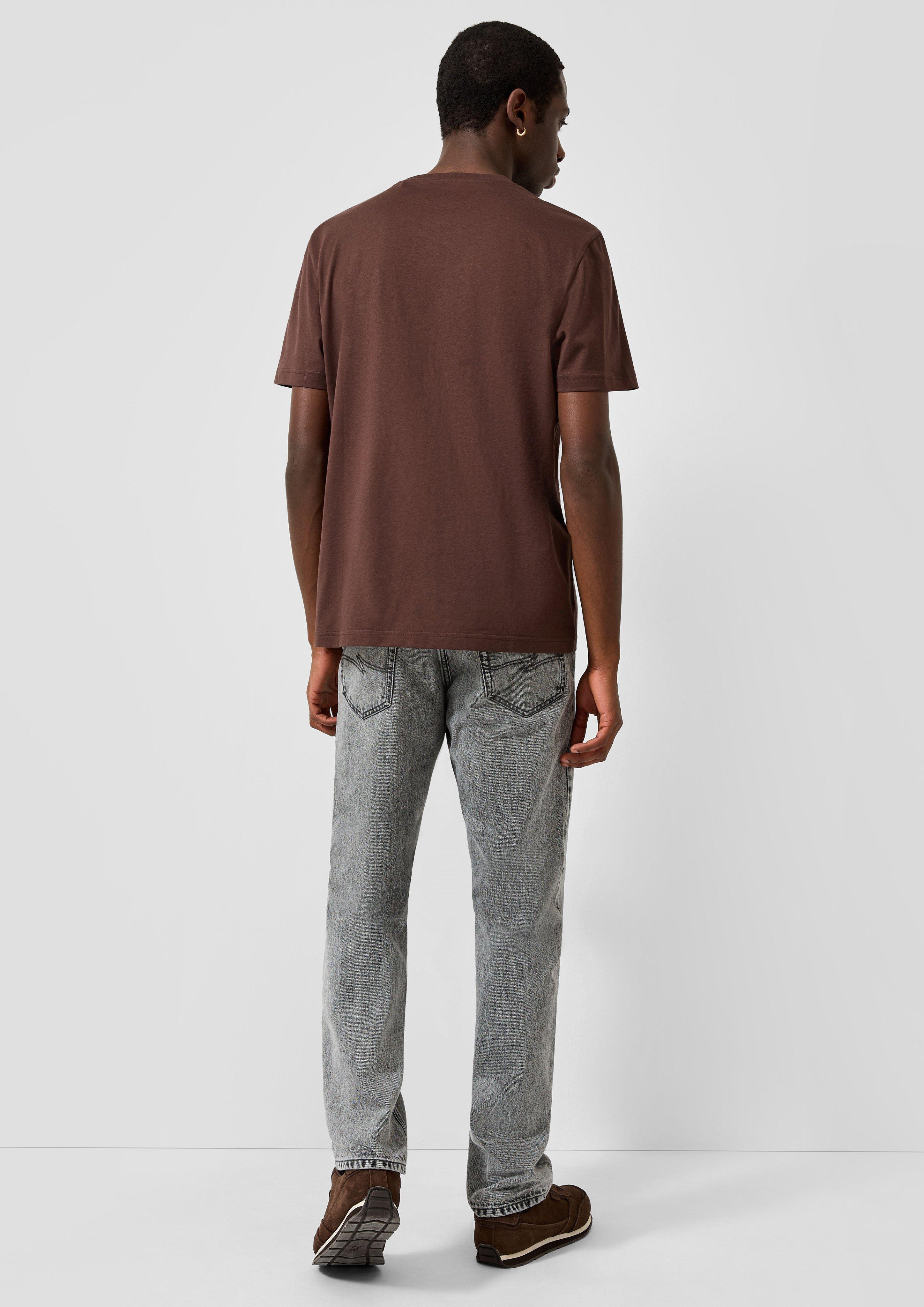 Hommes T-shirt en brun de QS