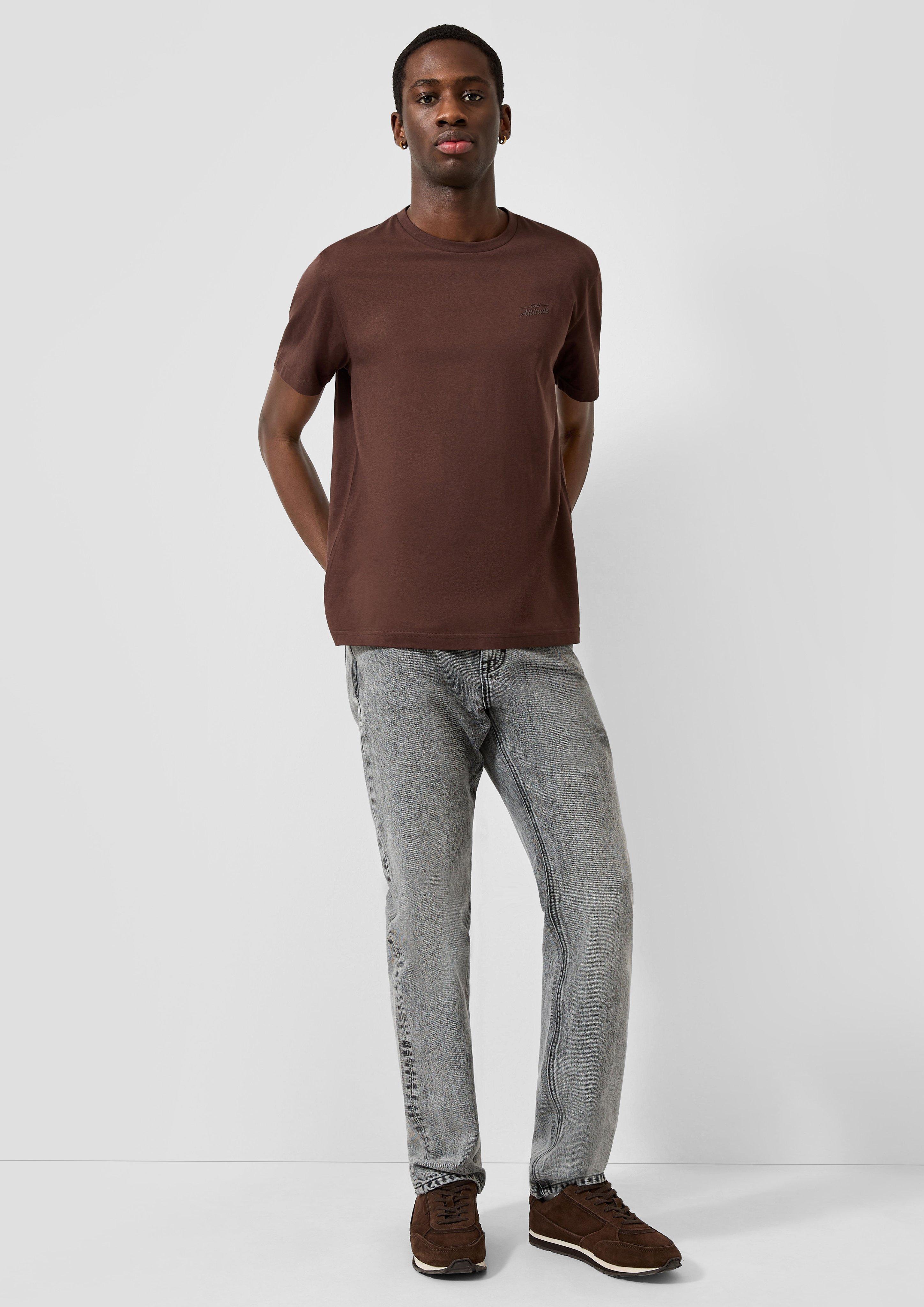 Hommes T-shirt en brun de QS