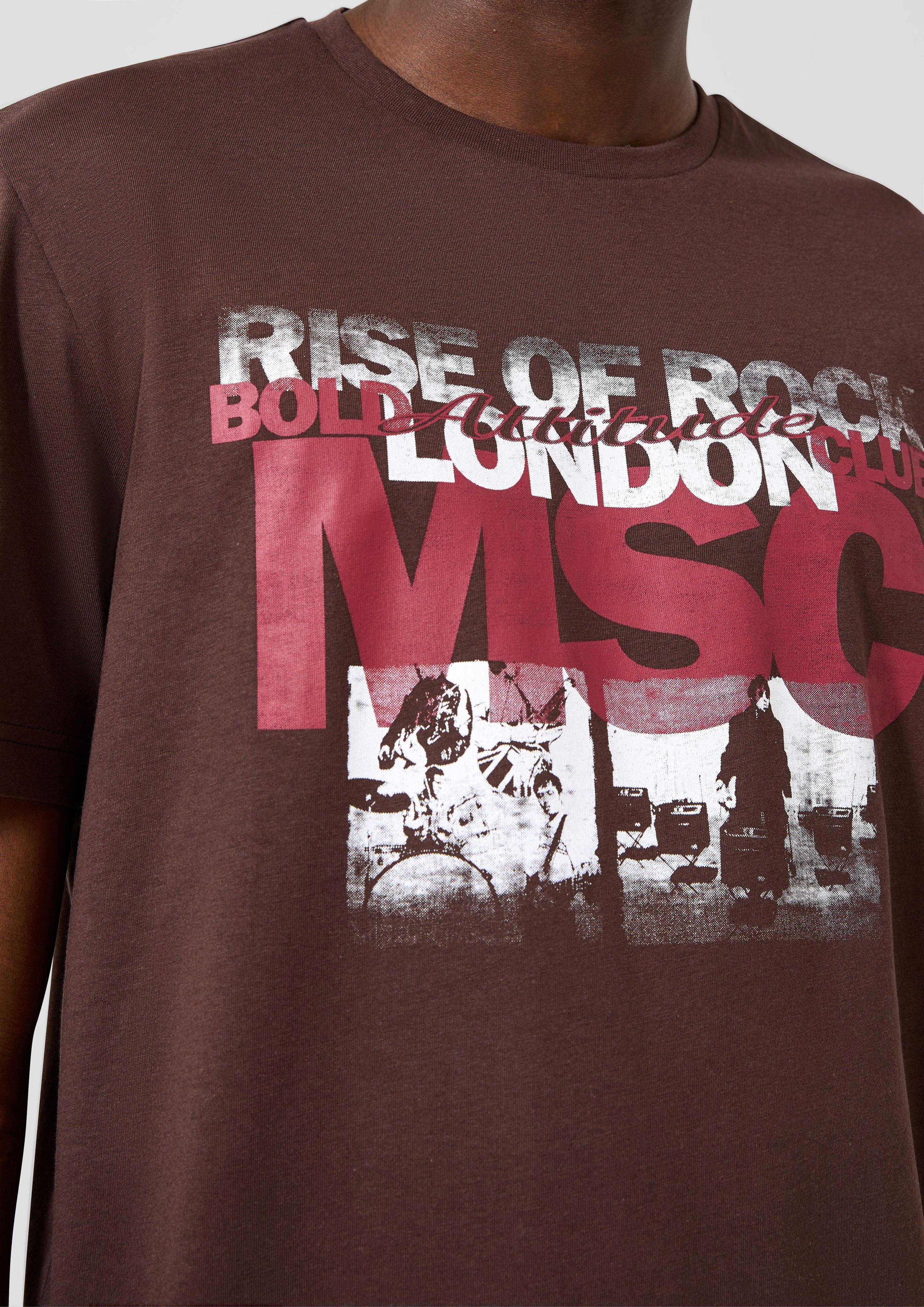 Hommes T-shirt en brun de QS