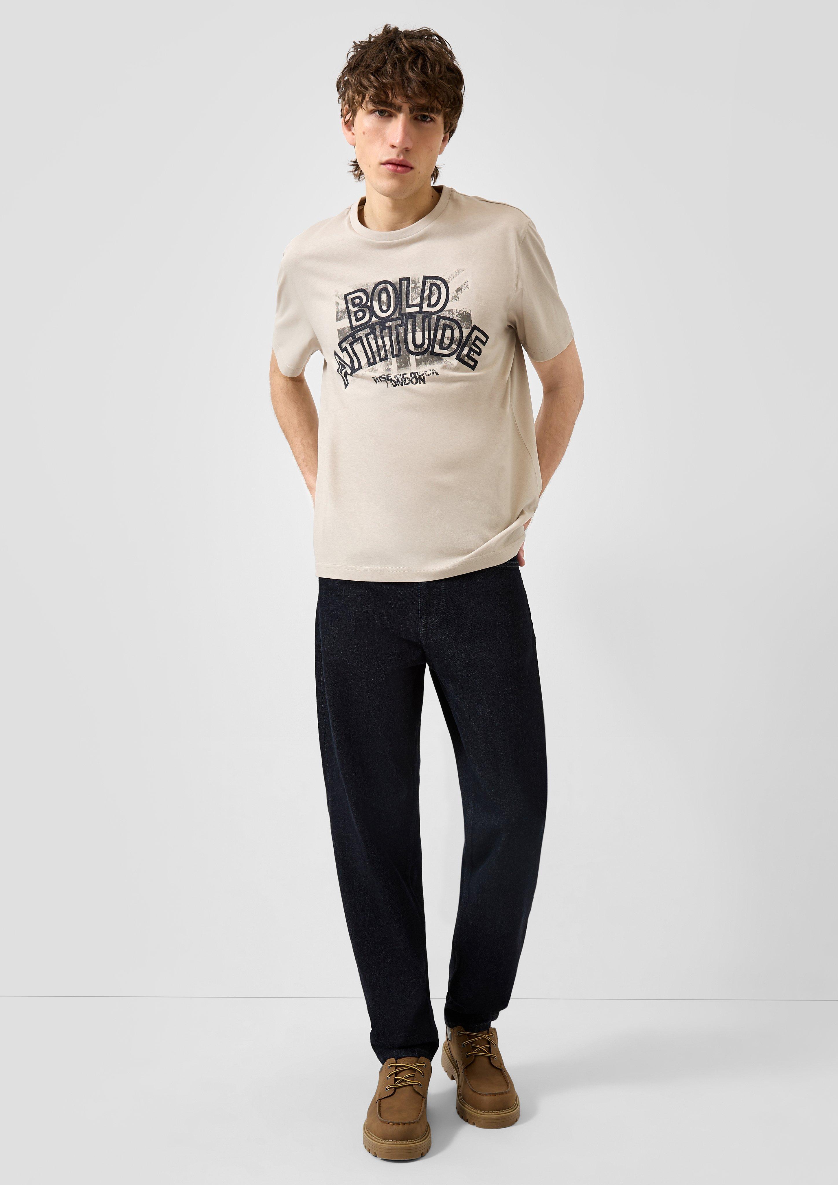 Hommes T-shirt en beige de QS