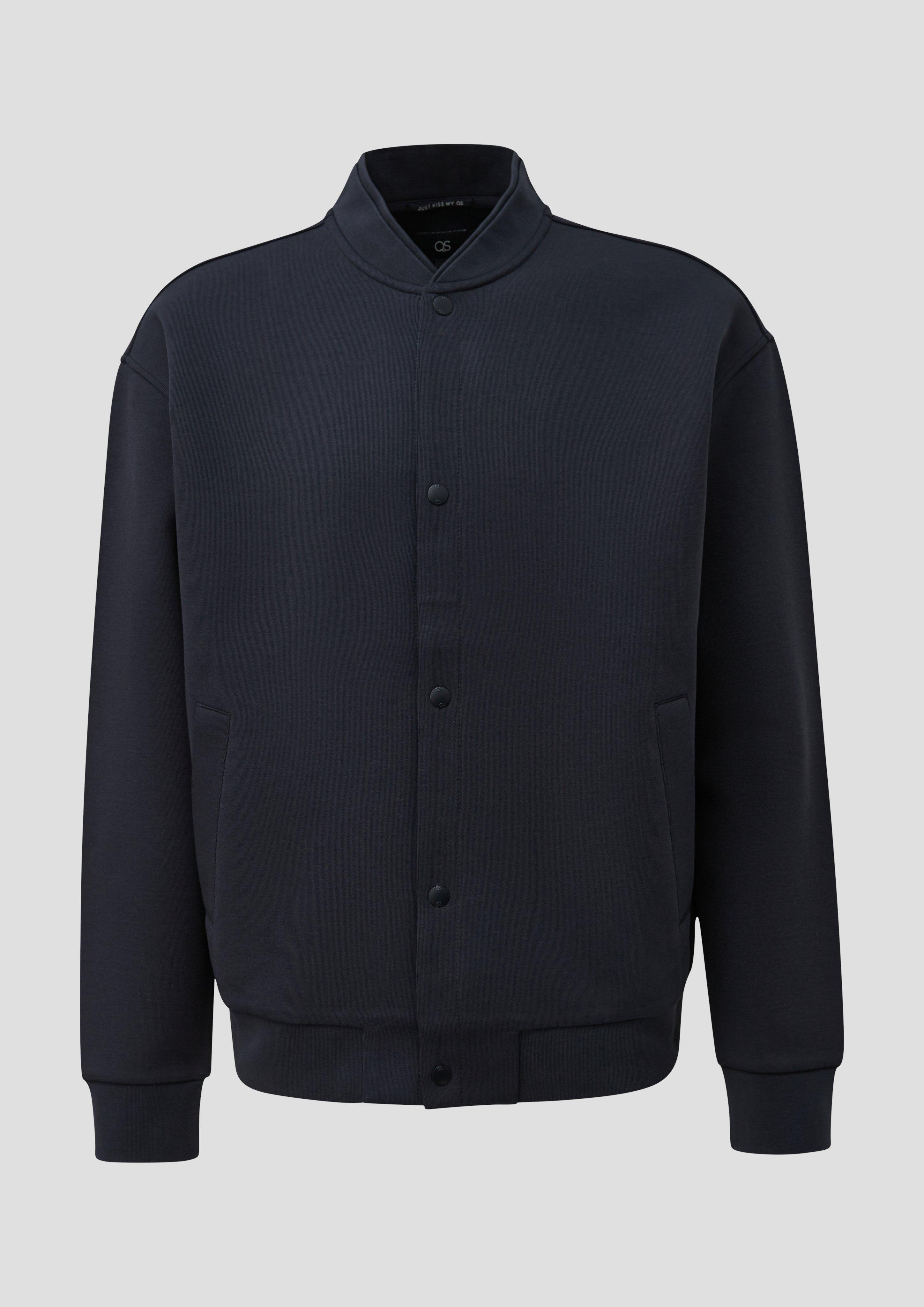 Hommes Sweat-shirt Veste en bleu de QS