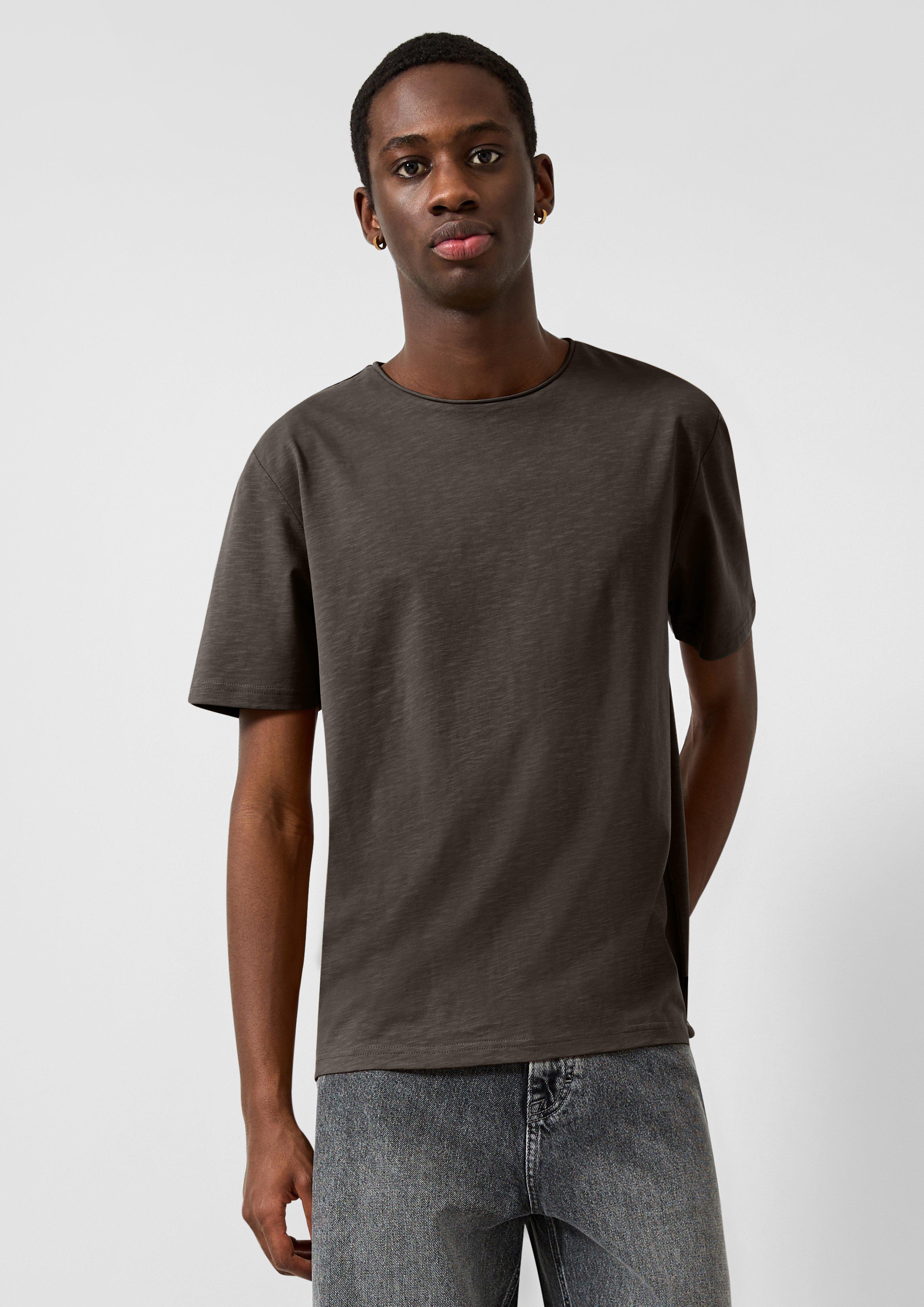 T-shirt en gris foncé de QS