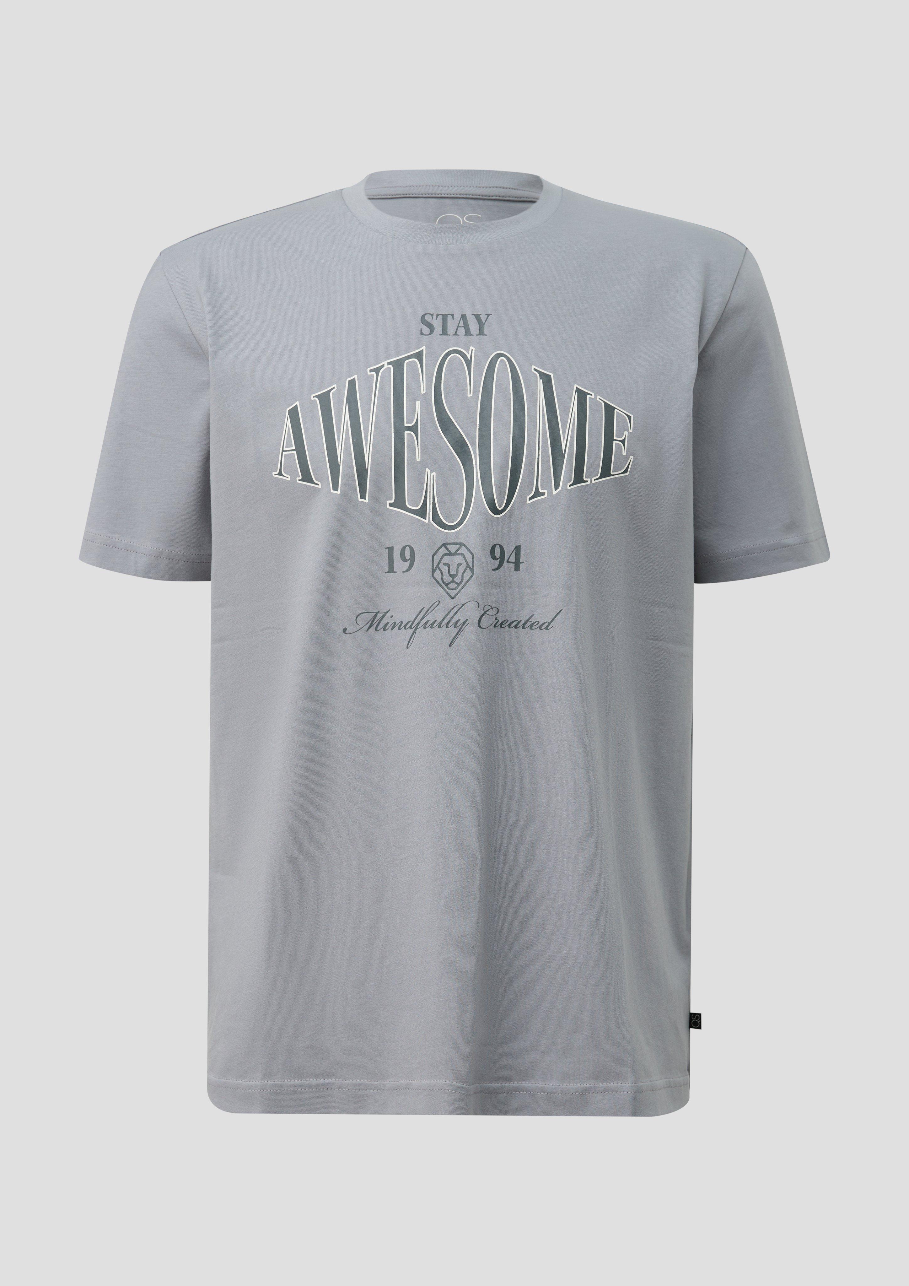 Hommes T-shirt en gris de QS
