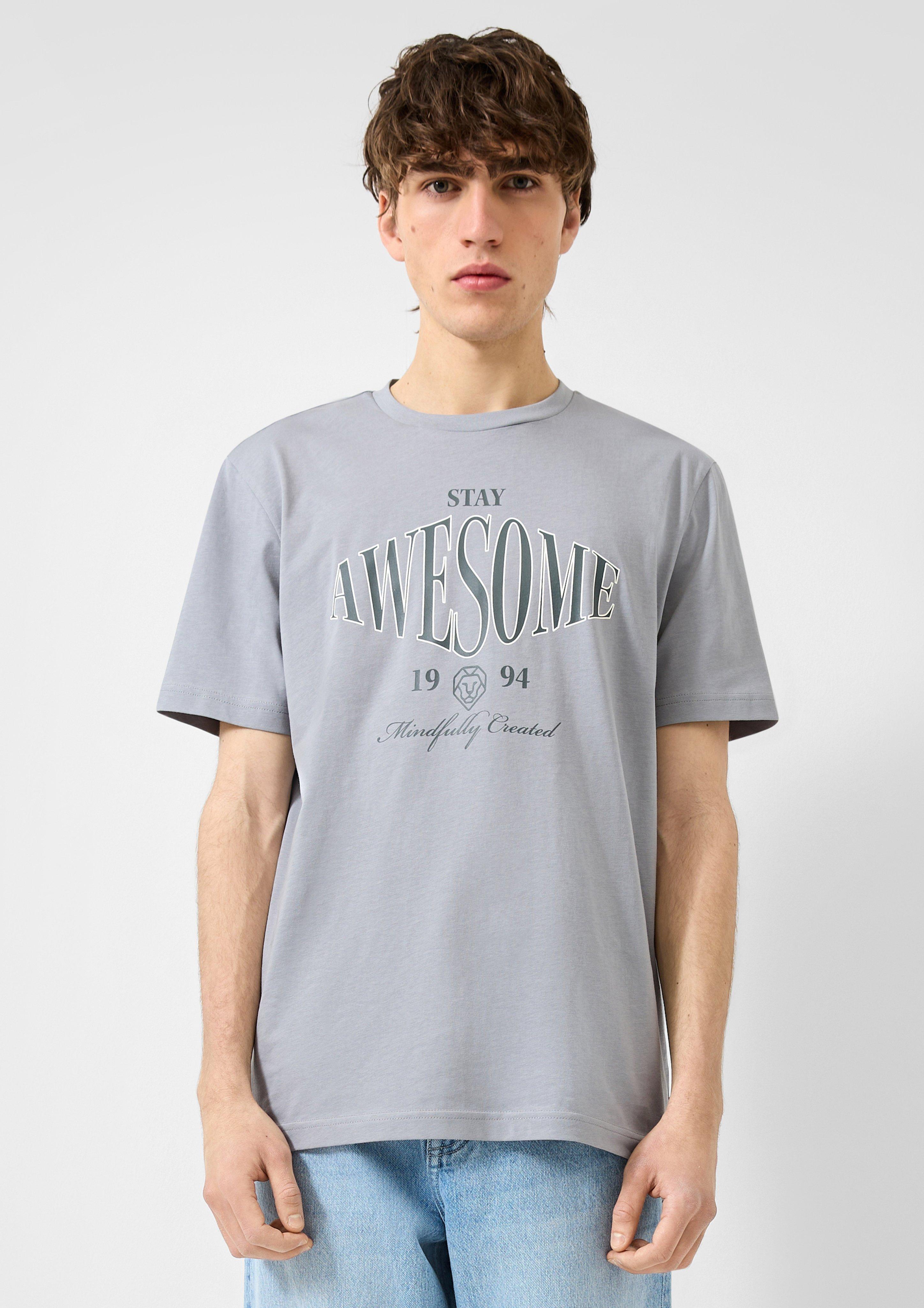 Hommes T-shirt en gris de QS