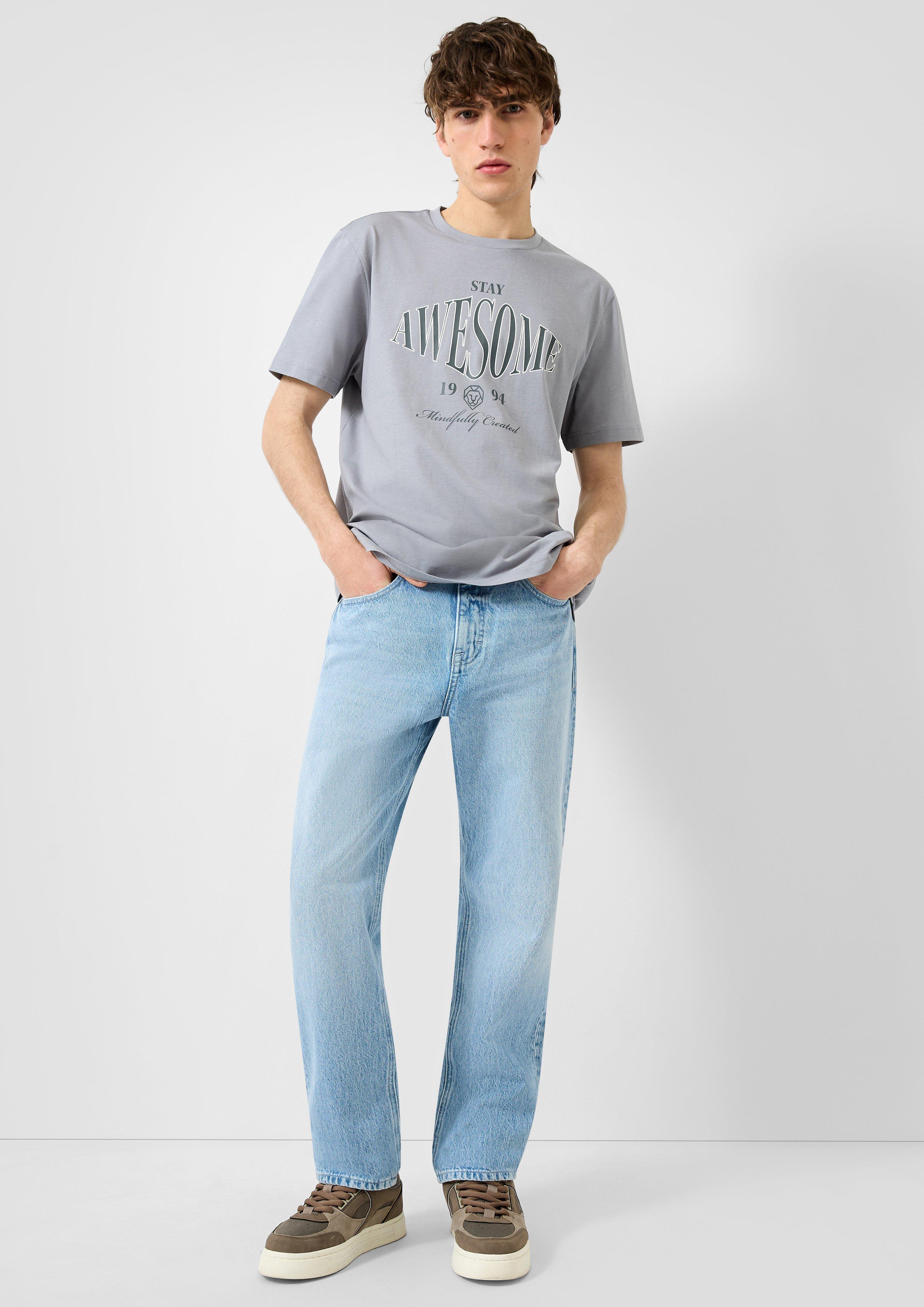 Hommes T-shirt en gris de QS