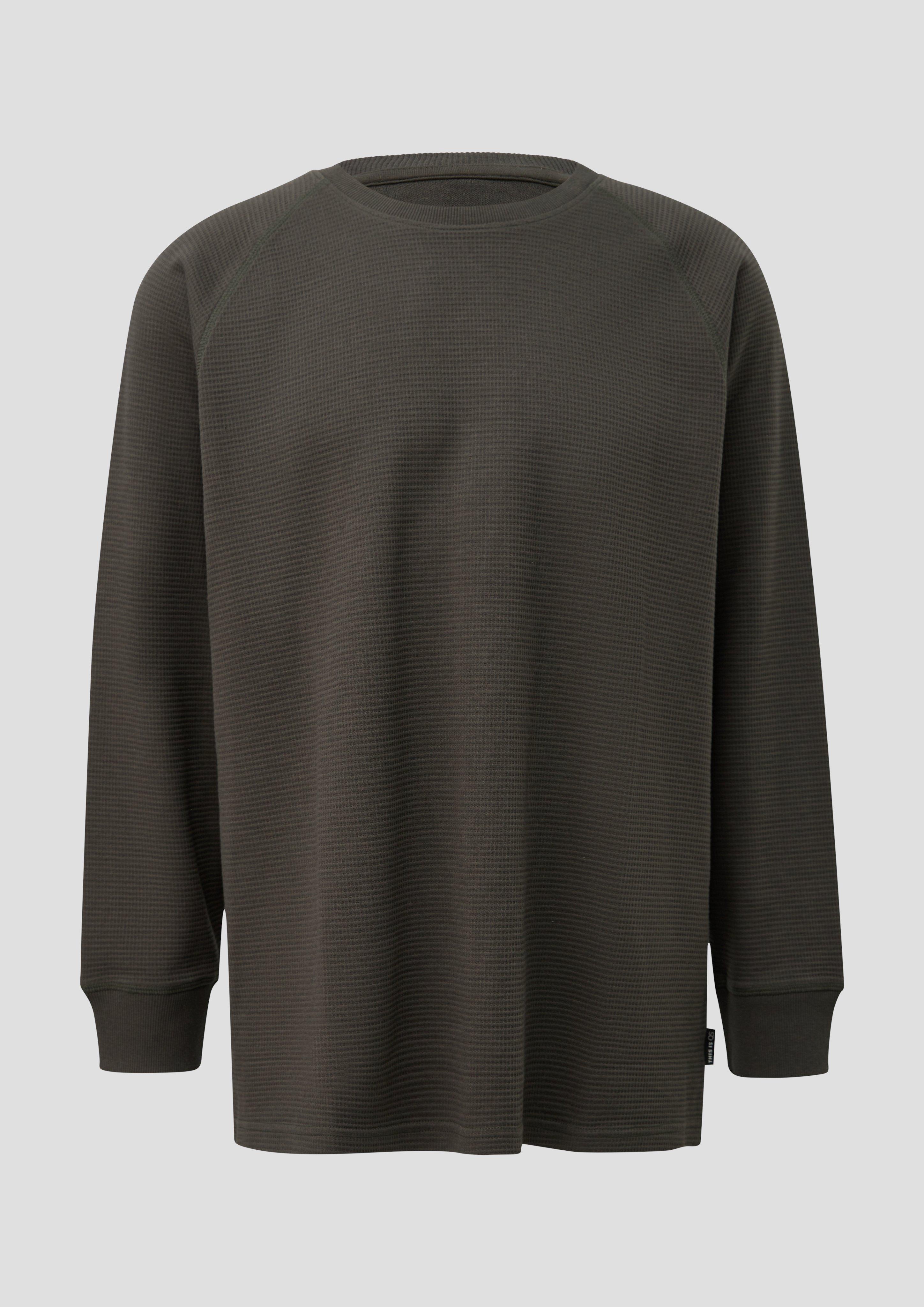 Heren T-Shirt in grijs van QS