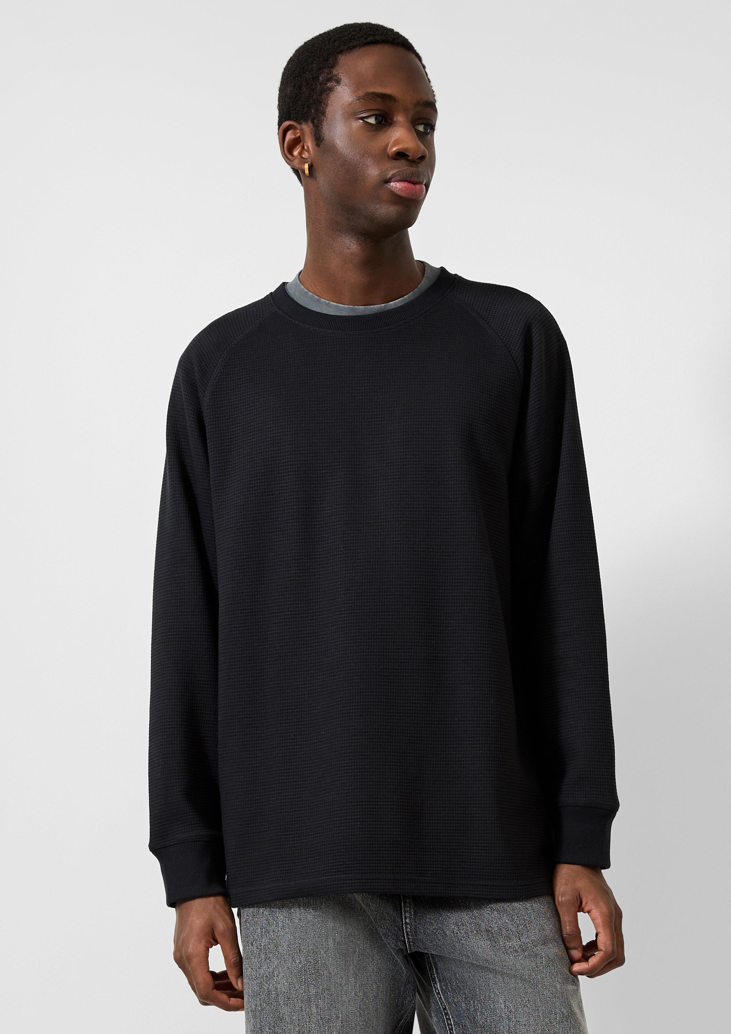 Heren T-Shirt in zwart van QS