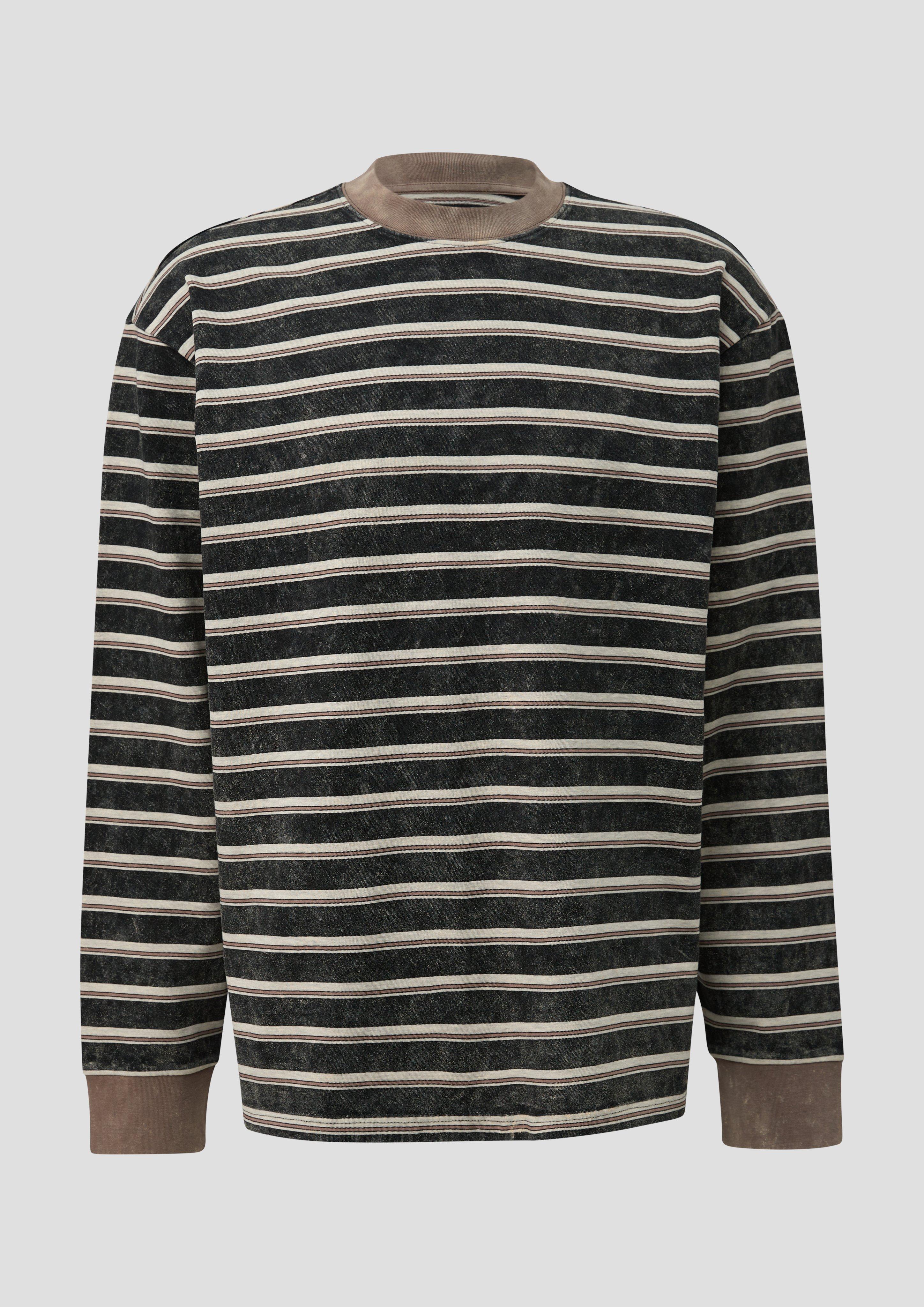 Heren T-Shirt in grijs van QS